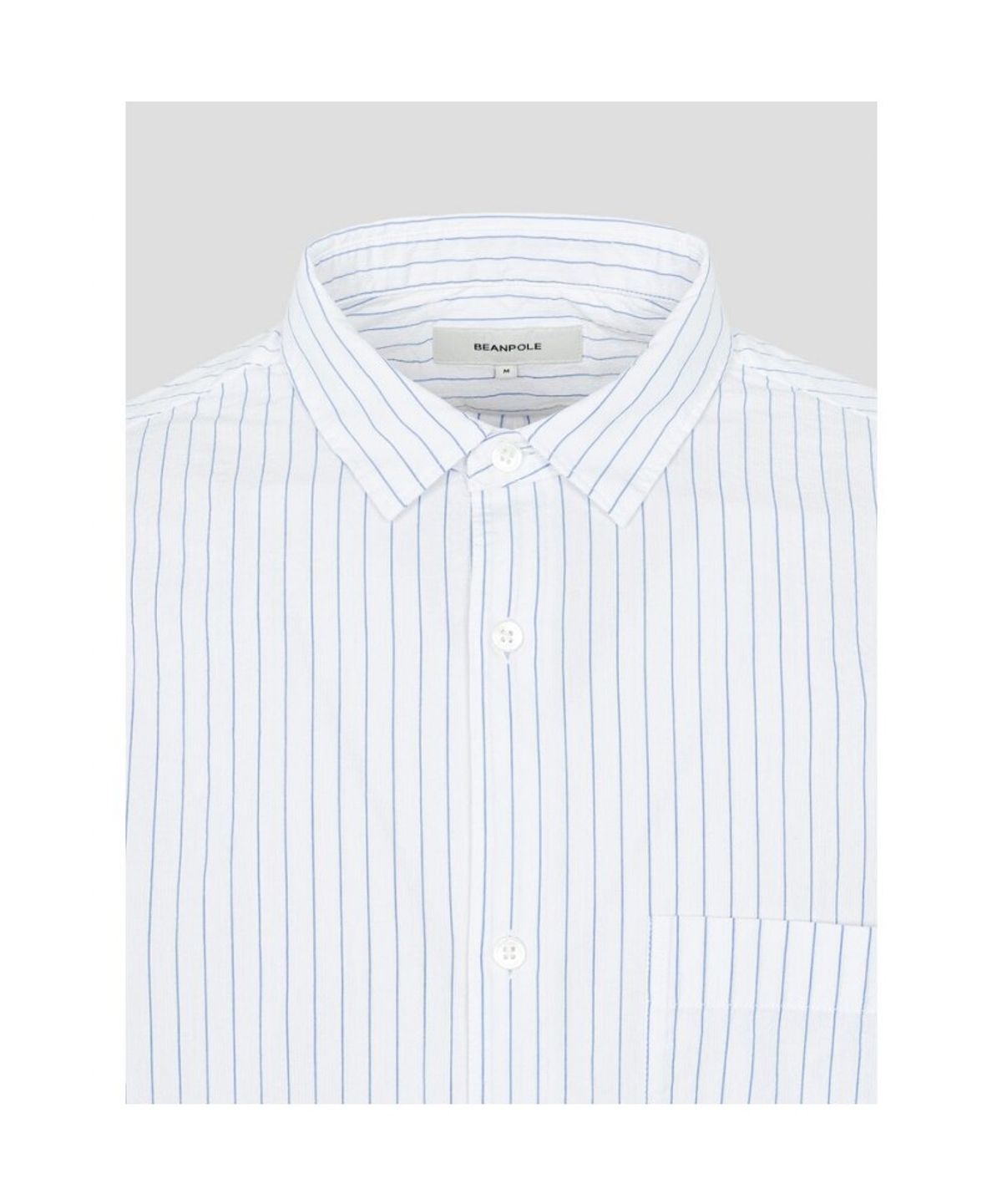 빈폴 멘(BEANPOLE MEN) 시어서커 핀 스트라이프 셔츠  화이트 (BC5364C201)