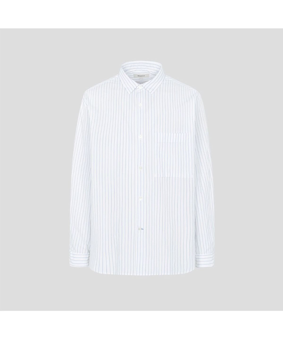 빈폴 멘(BEANPOLE MEN) 시어서커 핀 스트라이프 셔츠  화이트 (BC5364C201)