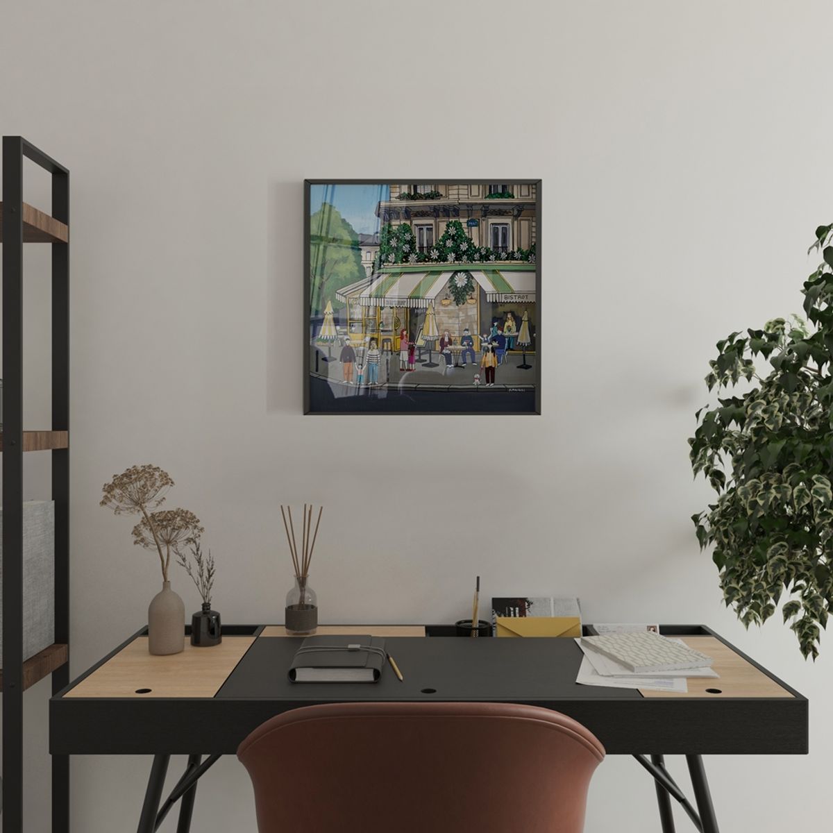갤러리티(GALLERYT) Paris - 강지 작가 포스터 액자 50x50cm