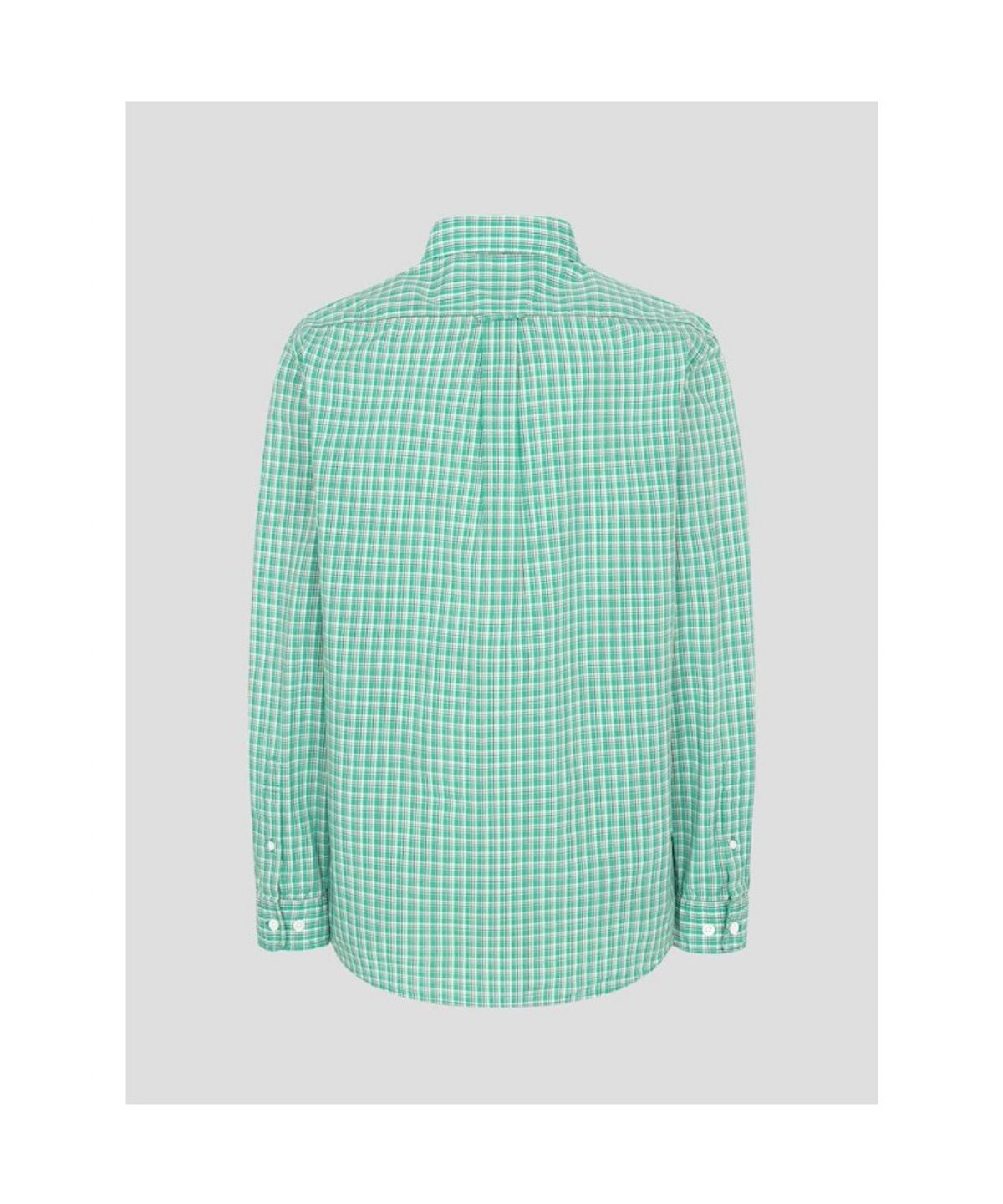 빈폴 멘(BEANPOLE MEN) 그리드 스몰 체크 셔츠  그린 (BC5364C33M)