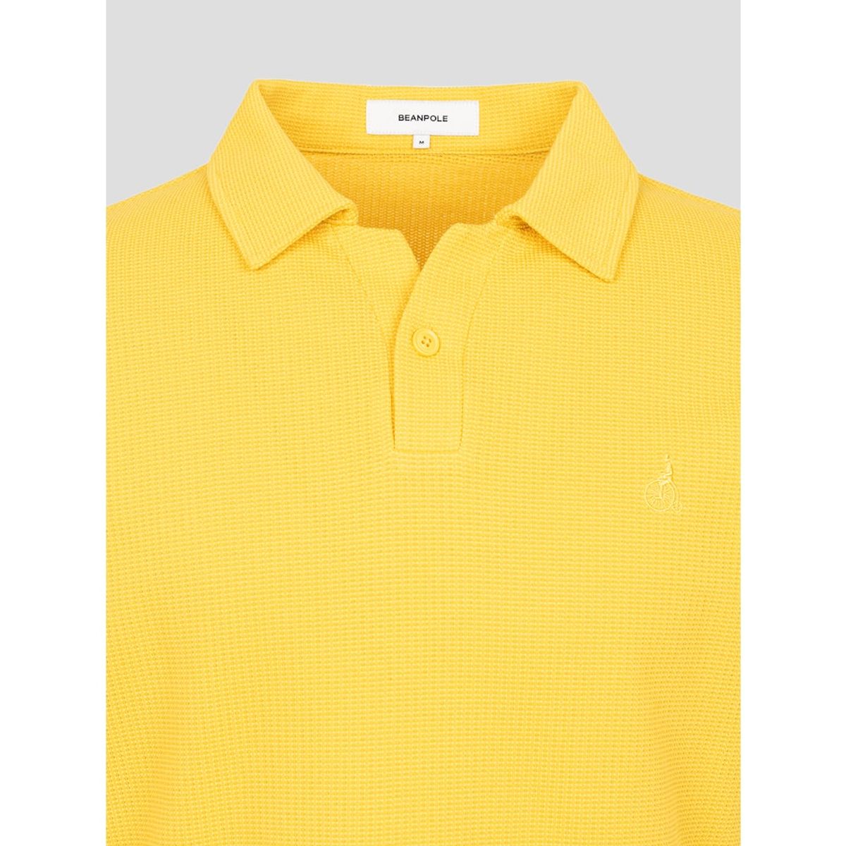 빈폴 멘(BEANPOLE MEN) 오픈넥 반소매 티셔츠  머스타드 (BC5342C14G)