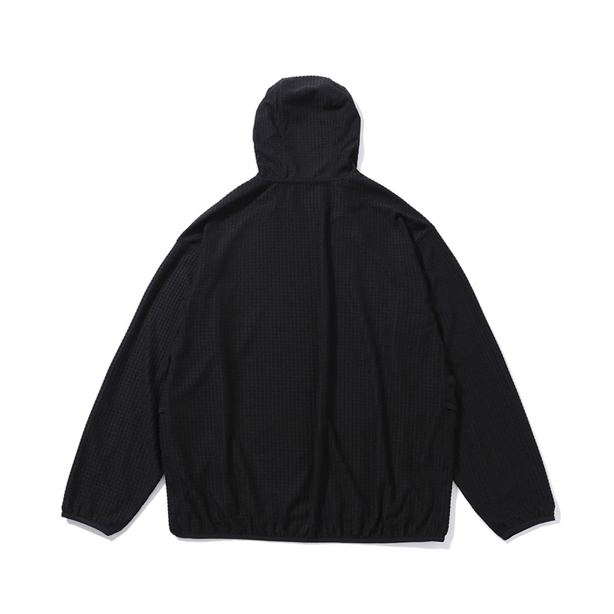 엠피티유(MPTU) [AW24] WAFFLE FLEECE HOODIE / BLACK
