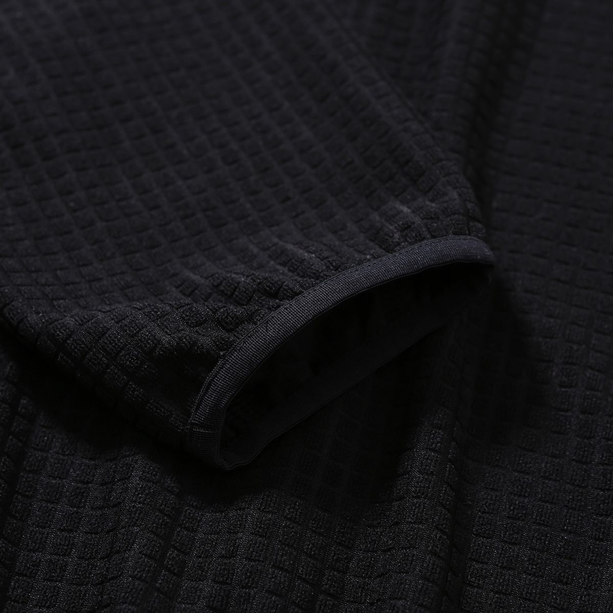 엠피티유(MPTU) [AW24] WAFFLE FLEECE HOODIE / BLACK