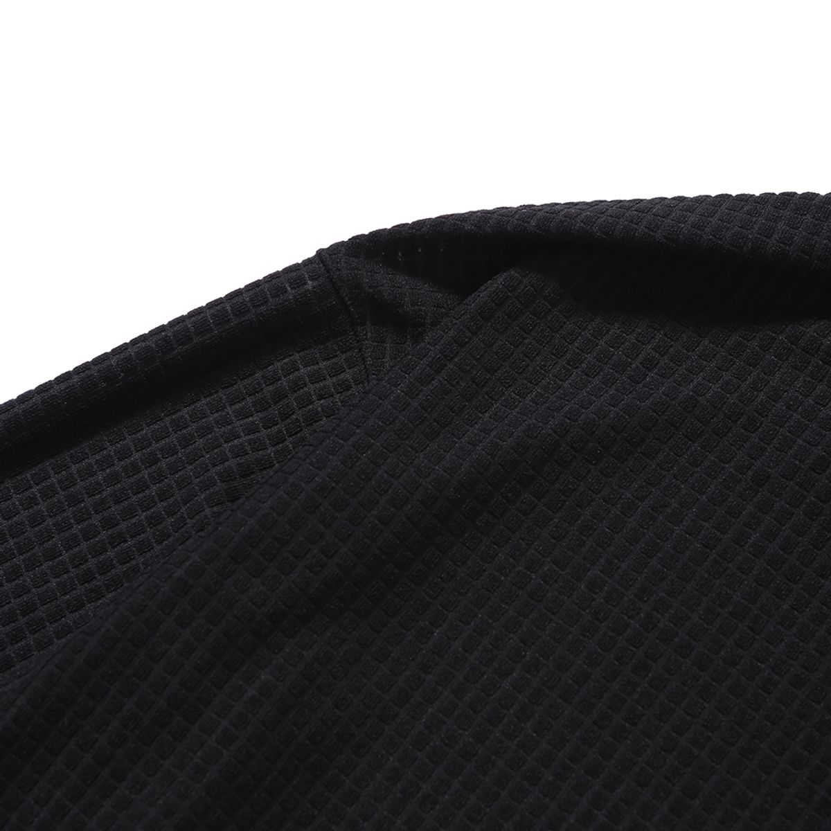 엠피티유(MPTU) [AW24] WAFFLE FLEECE HOODIE / BLACK