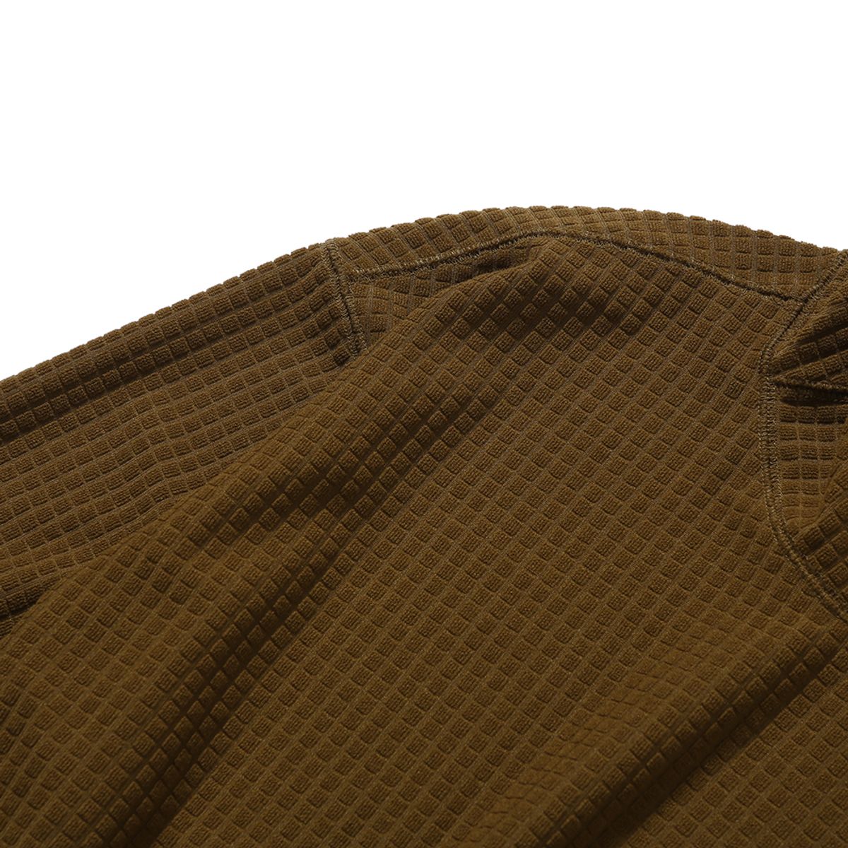 엠피티유(MPTU) [AW24] WAFFLE FLEECE HOODIE / COYOTE TAN