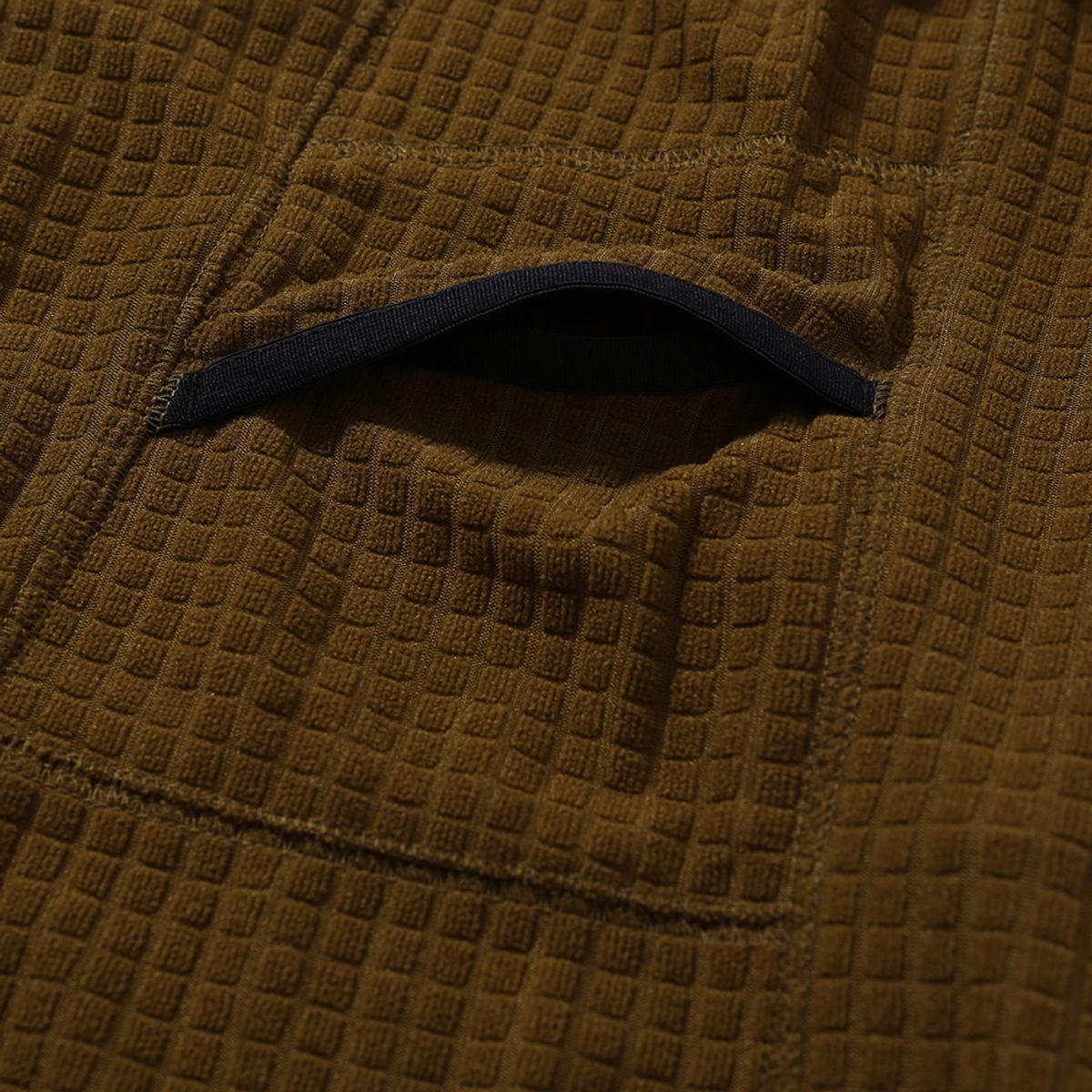 엠피티유(MPTU) [AW24] WAFFLE FLEECE HOODIE / COYOTE TAN
