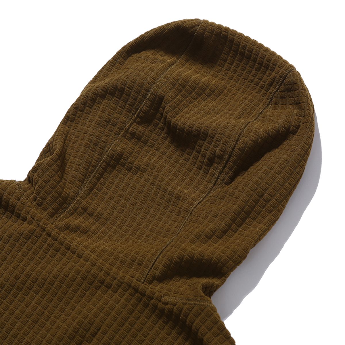 엠피티유(MPTU) [AW24] WAFFLE FLEECE HOODIE / COYOTE TAN