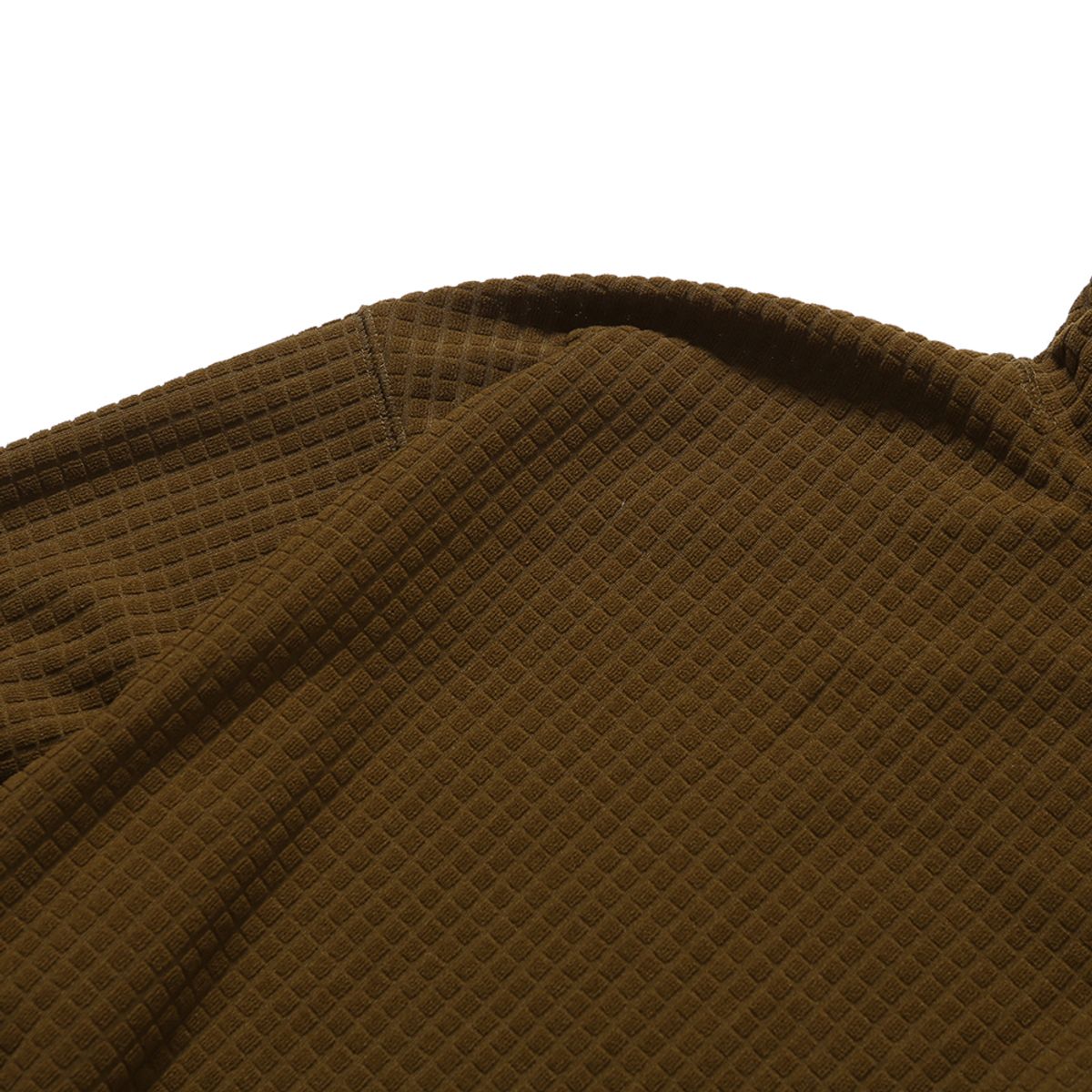 엠피티유(MPTU) [AW24] WAFFLE FLEECE HOODIE / COYOTE TAN