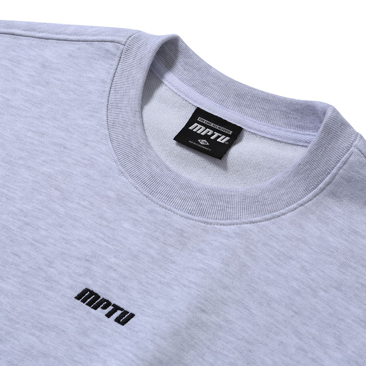 엠피티유(MPTU) [AW24] SWEAT SHIRT / LIGHT HEATHER GRAY