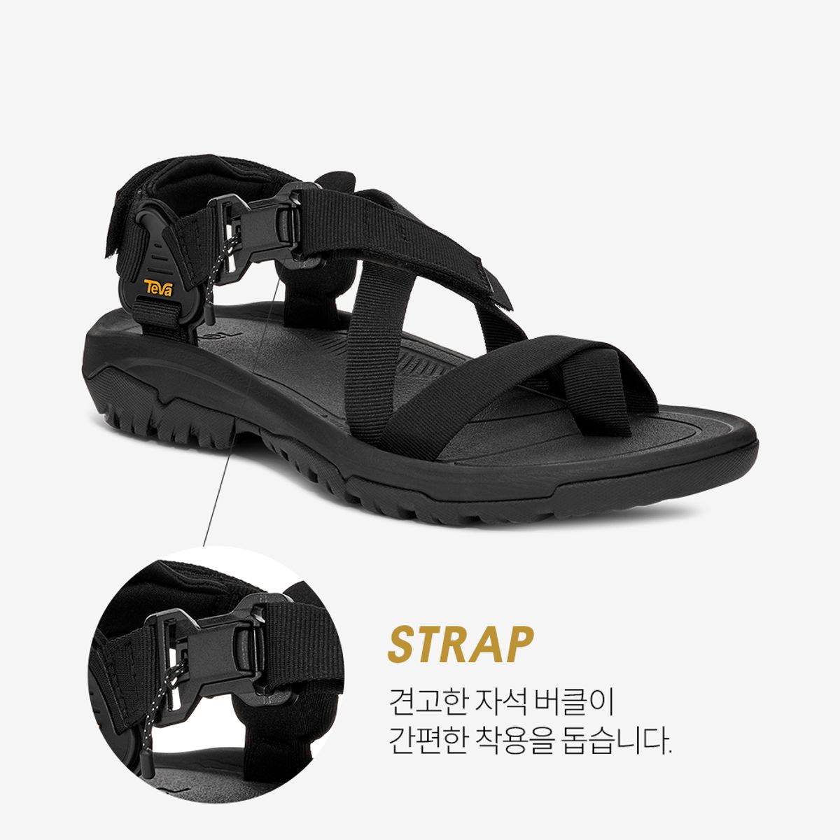 테바(TEVA) 여성 허리케인 테라 닥틸 (BLK) STVF2519431-BLK