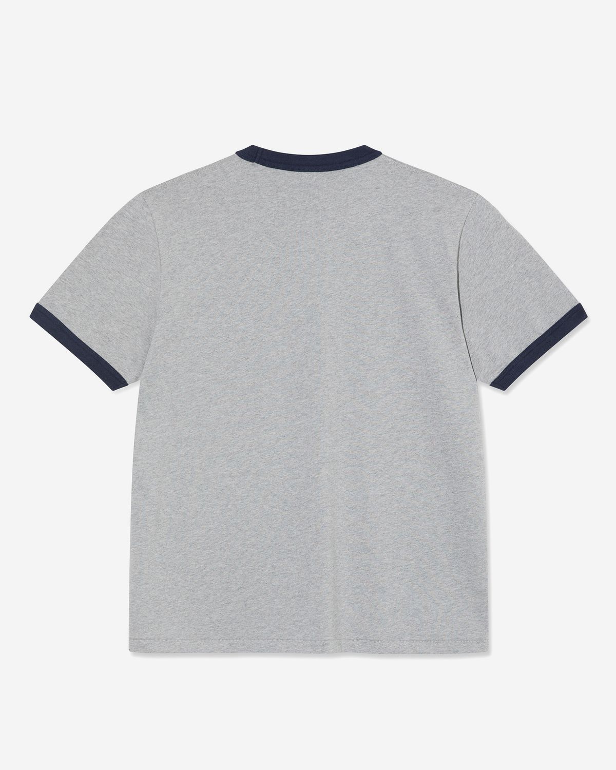 폴라(POLAR) RINGER TEE [HEATHER GREY/NAVY]