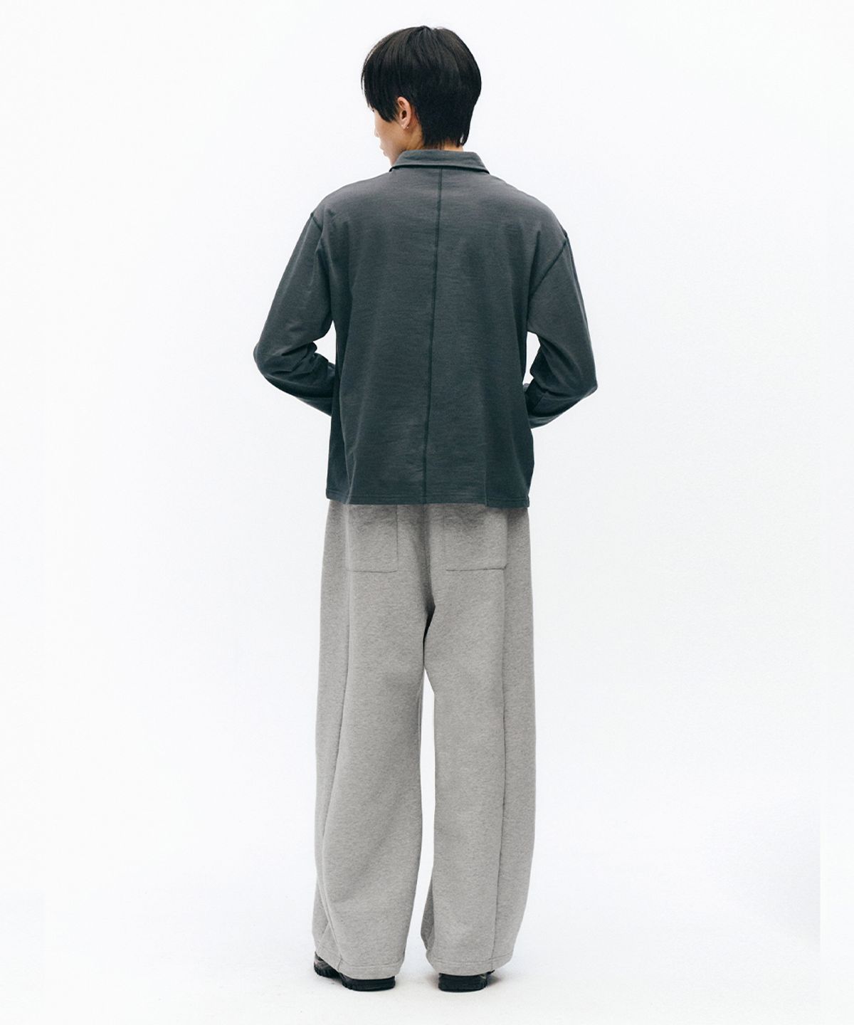 인템포무드(INTEMPOMOOD) 멀티 버튼 칼라 롱슬리브 : 2컬러