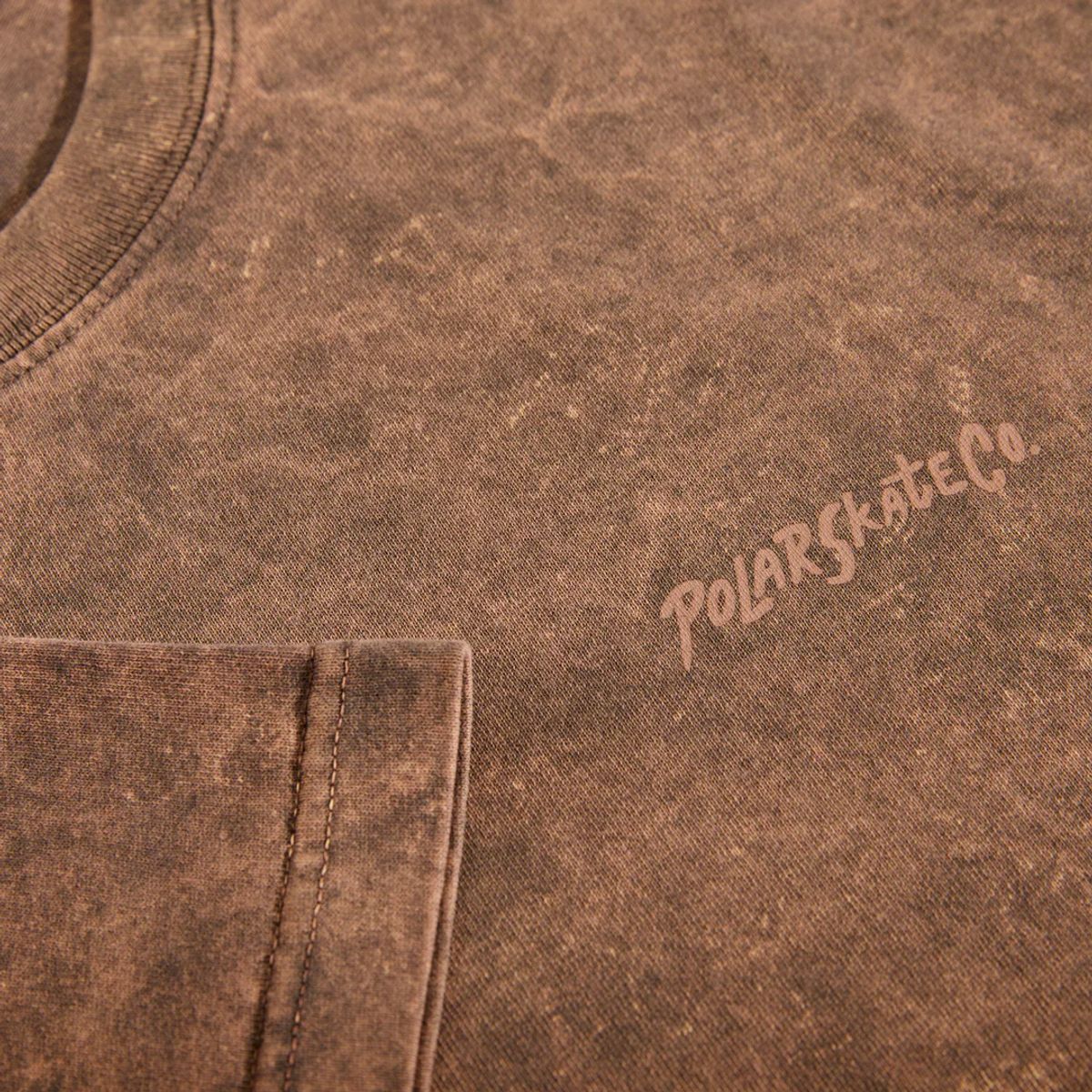 폴라(POLAR) ACID SURF LOGO TEE [BROWN]