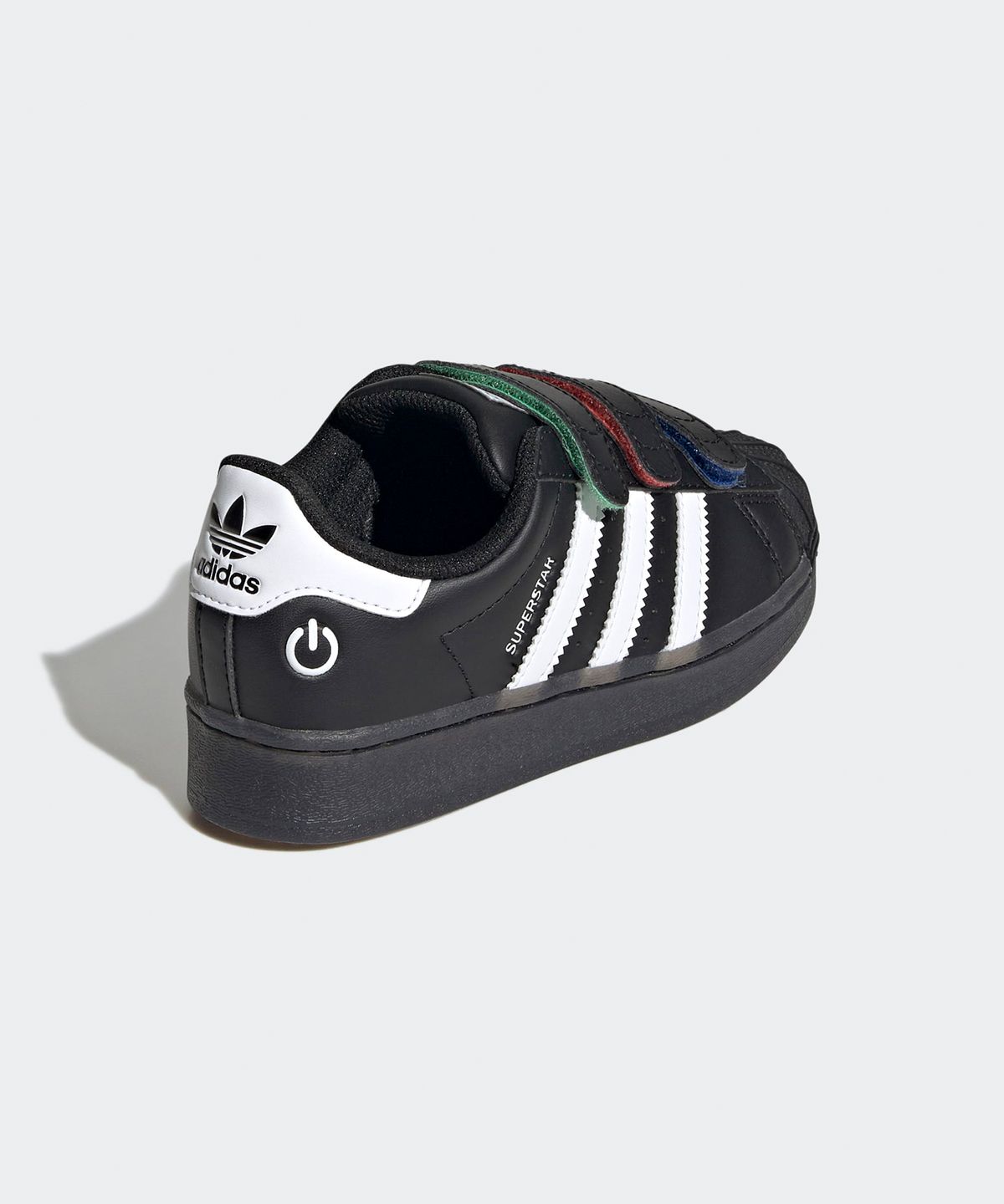 아디다스 키즈(ADIDAS KIDS) 슈퍼스타 LED 라이트 컴포트 클로저 키즈 - 블랙 / JI0505