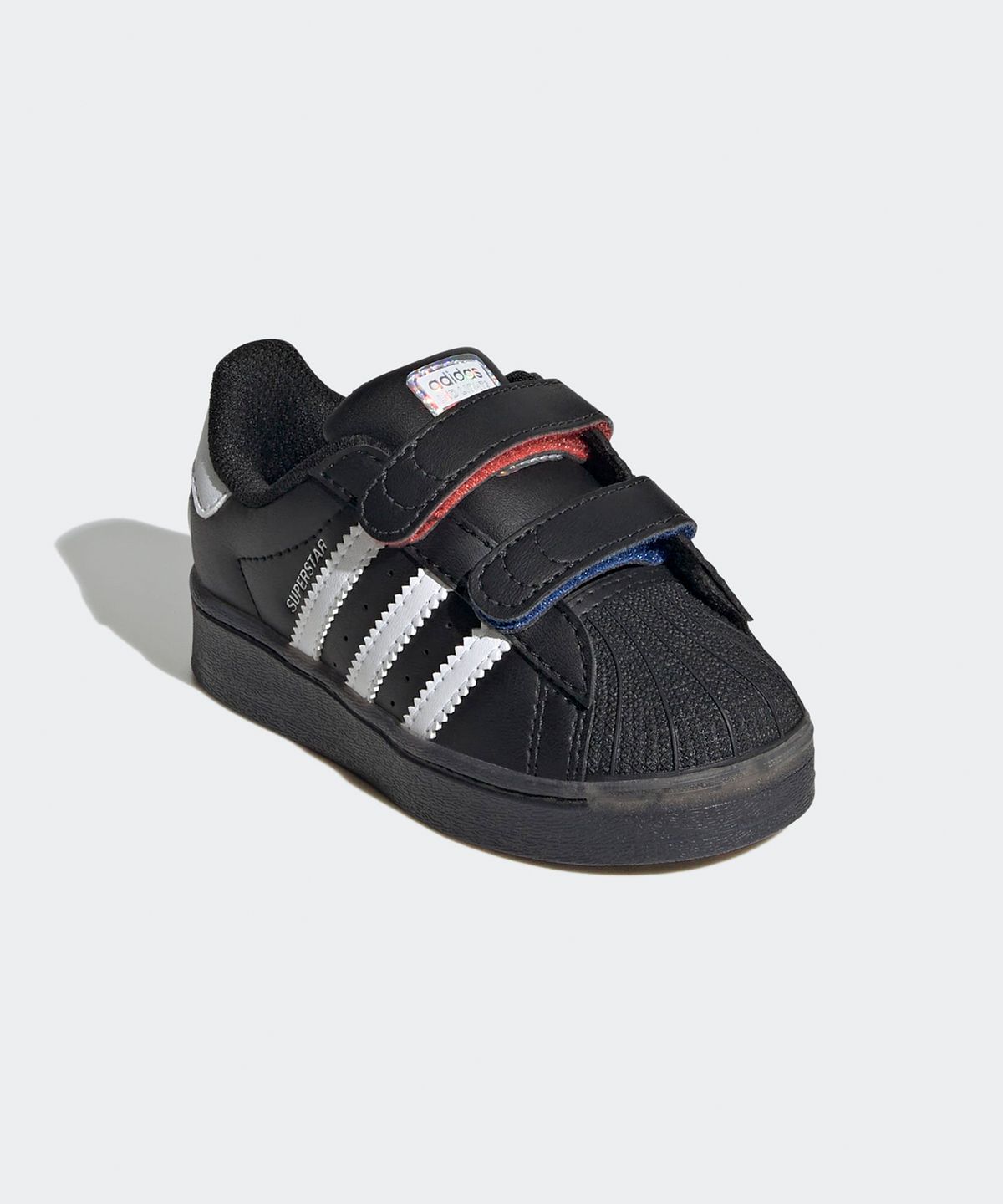 아디다스 키즈(ADIDAS KIDS) 슈퍼스타 LED 라이트 컴포트 클로저 인펀트 - 블랙 / JI0507