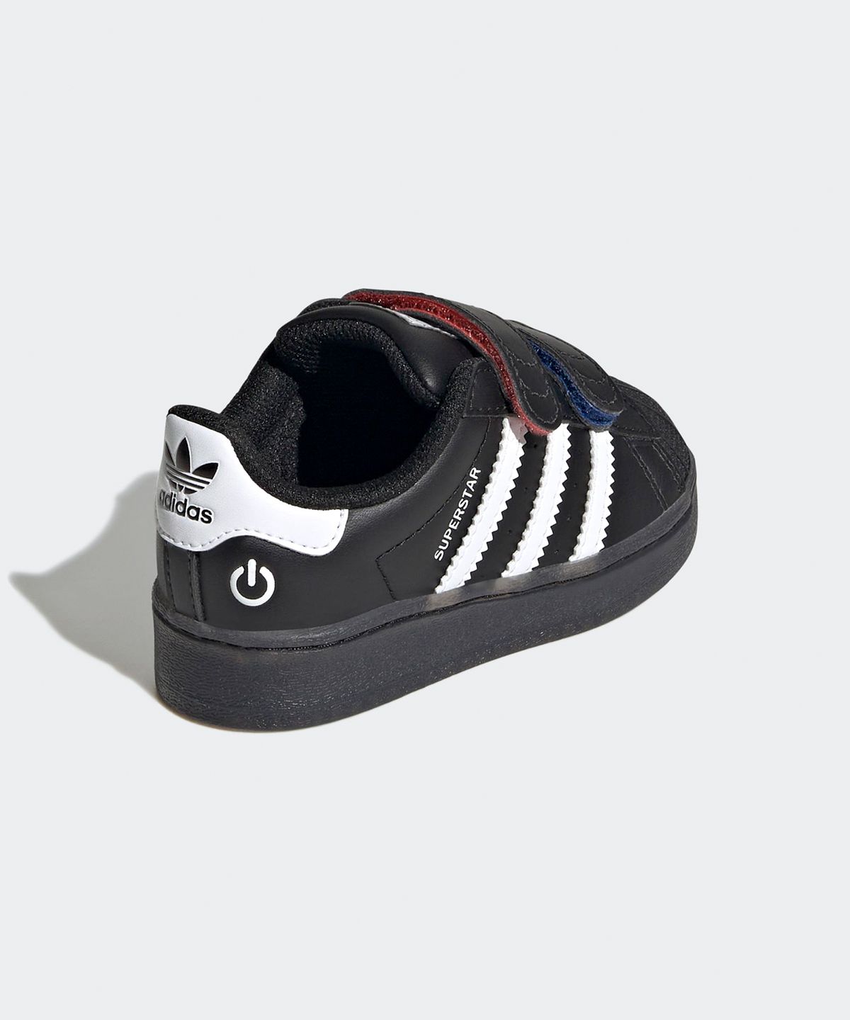 아디다스 키즈(ADIDAS KIDS) 슈퍼스타 LED 라이트 컴포트 클로저 인펀트 - 블랙 / JI0507