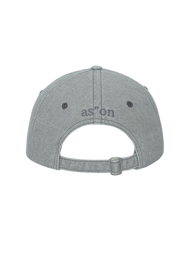 ★as''on★LOVE BALL CAP / GRAY★正規品/韓国送料込 MUSINSA公式 | ASON LOVE BALL CAP / GRAY