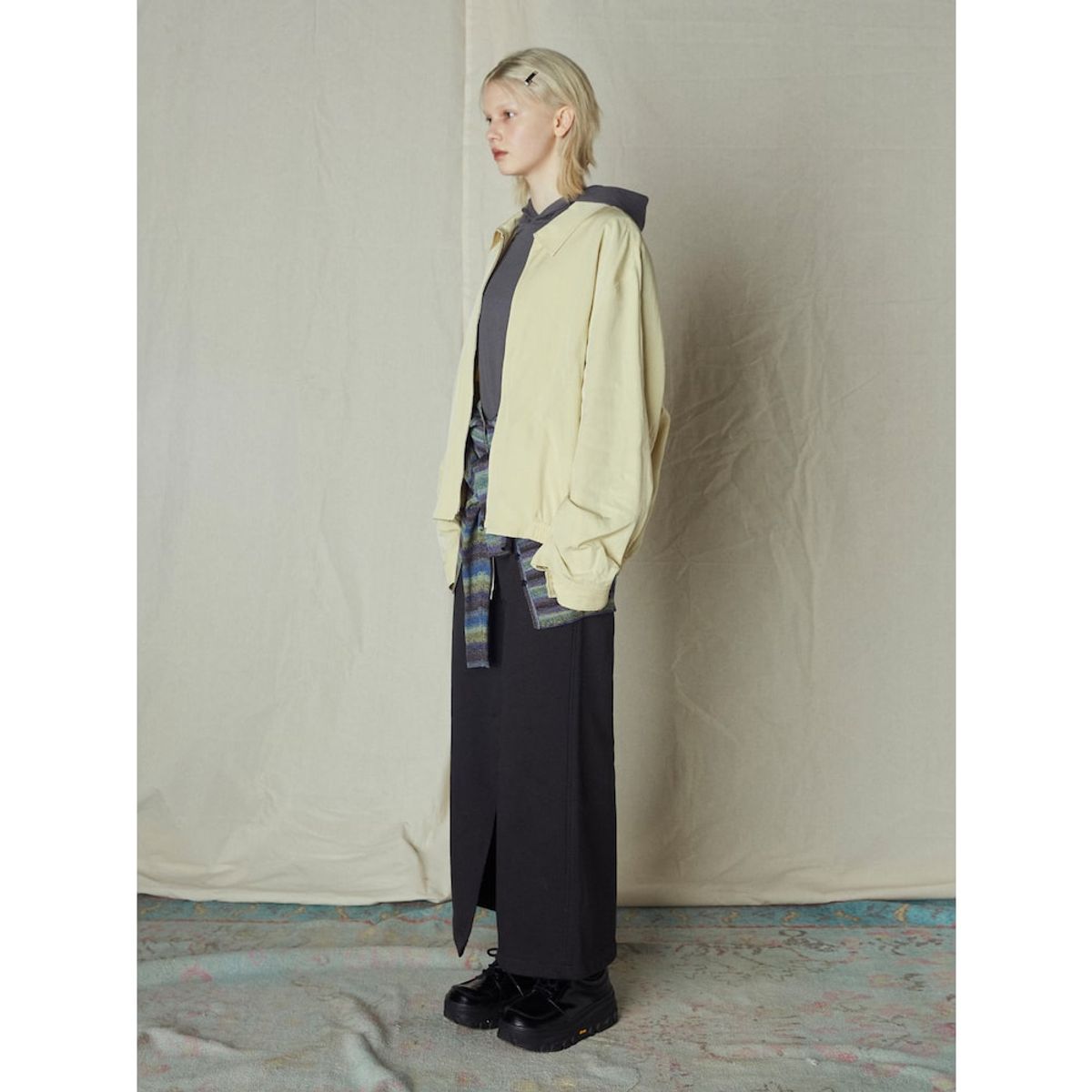 샌드 사운드(SAND SOUND) Drape Drizzler Jacket  Beige