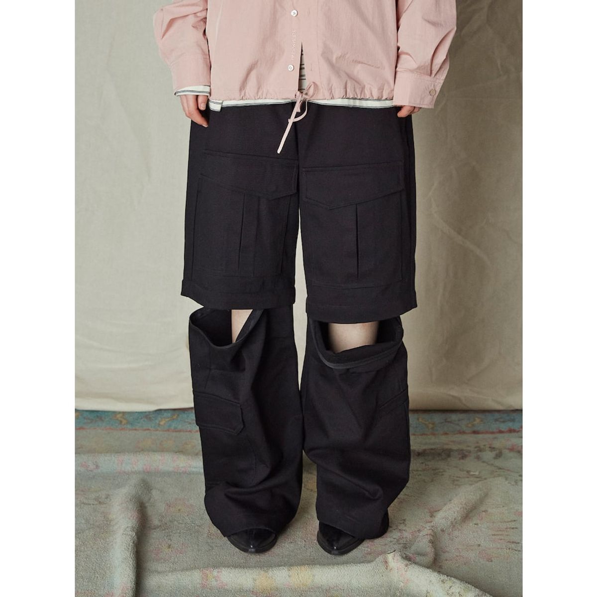 샌드 사운드(SAND SOUND) TwoWay Utility Cargo Pants  Black