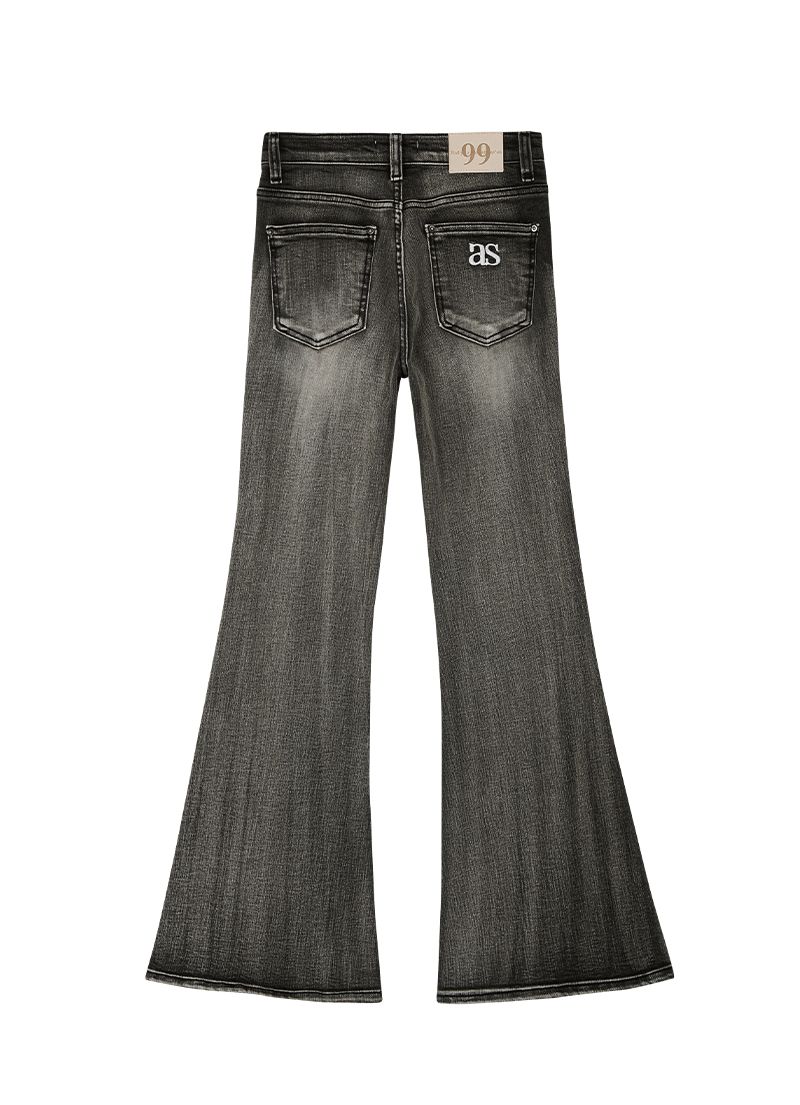 ★as''on★CALEY BOOTS CUT PANTS / BLACK★正規品/韓国送料込 MUSINSA公式 | ASON CALEY BOOTS CUT PANTS / BLACK