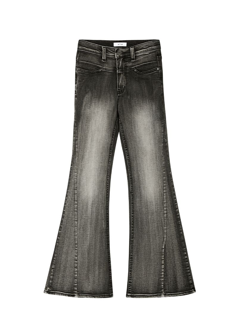 【MUCENT】 WAXY BOOTS CUT DENIM PANTS /追跡付 MUSINSA公式 | ASON CALEY BOOTS CUT PANTS / BLACK