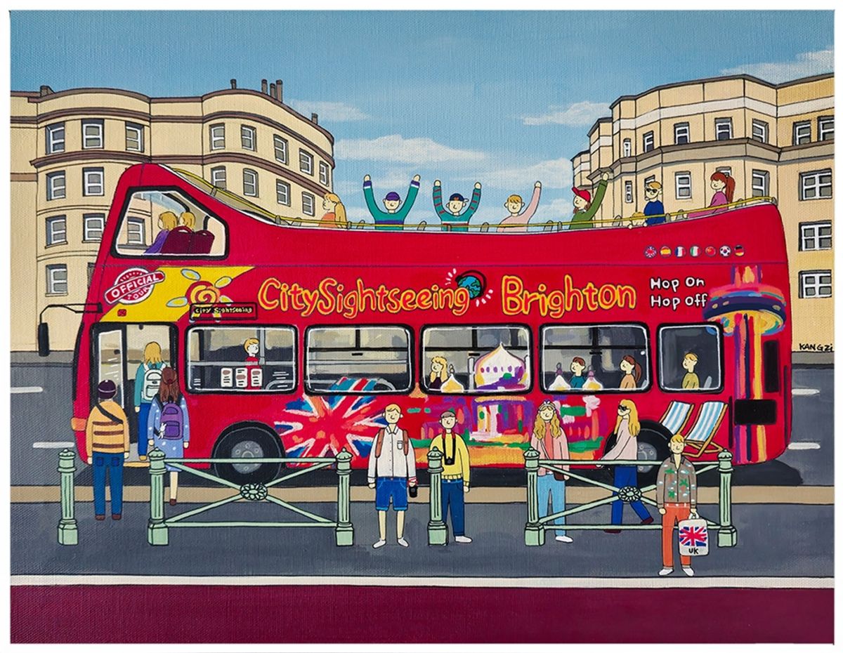 갤러리티(GALLERYT) Brighton - 강지 작가 포스터 액자 60x47cm