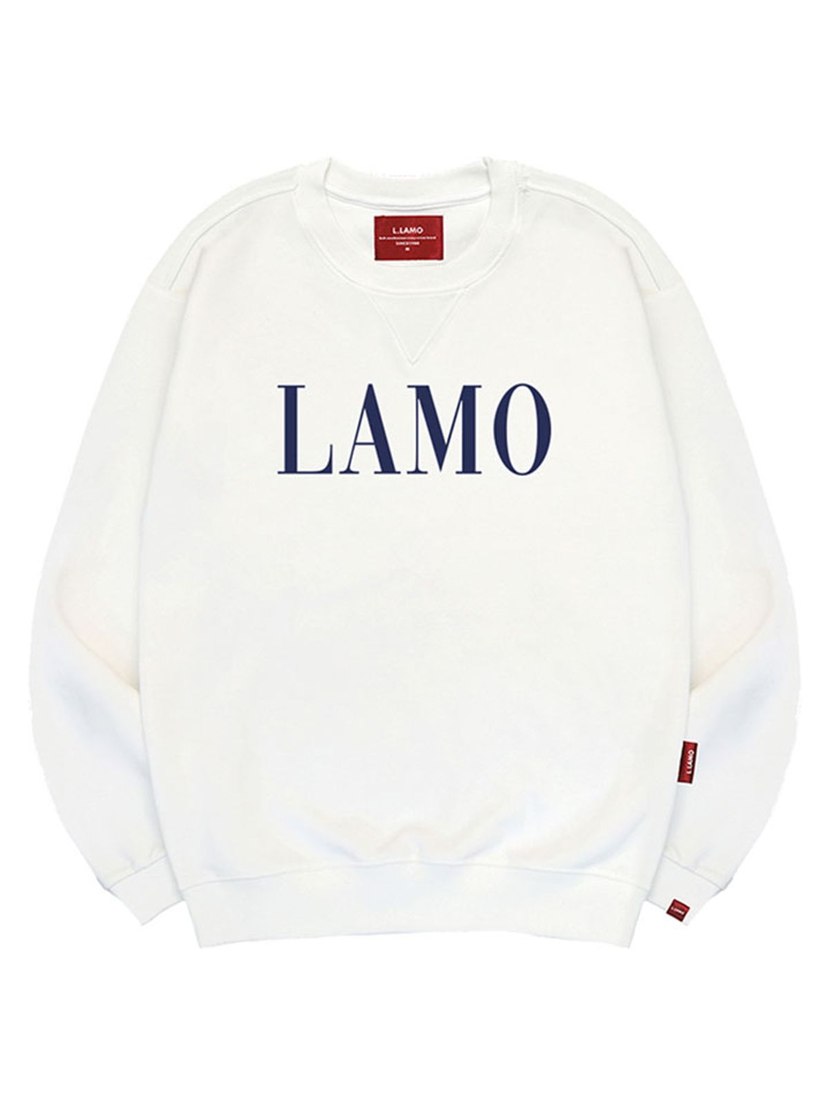 엘라모(LLAMO) LAMO로고 맨투맨 남녀공용 빅사이즈 S~4XL