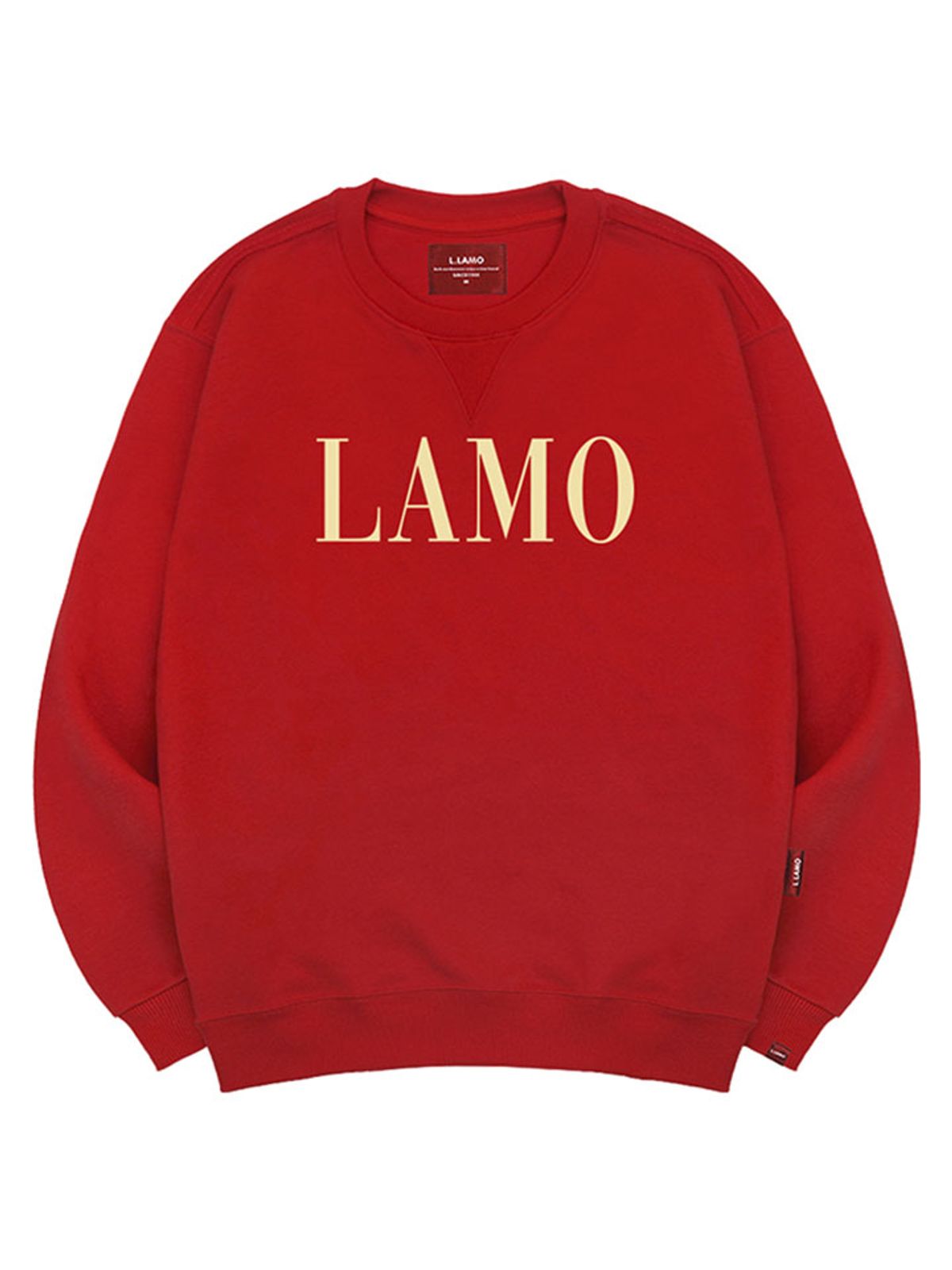 엘라모(LLAMO) LAMO로고 맨투맨 남녀공용 빅사이즈 S~4XL