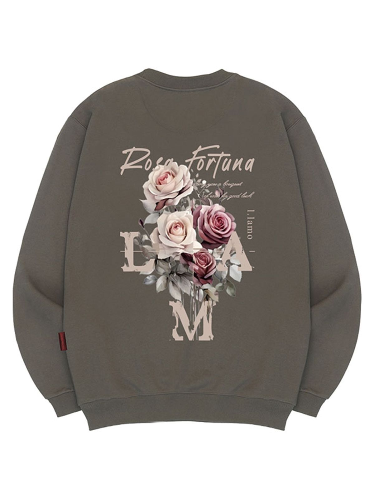 엘라모(LLAMO) 로사포르투나 맨투맨 남녀공용 빅사이즈 S~4XL