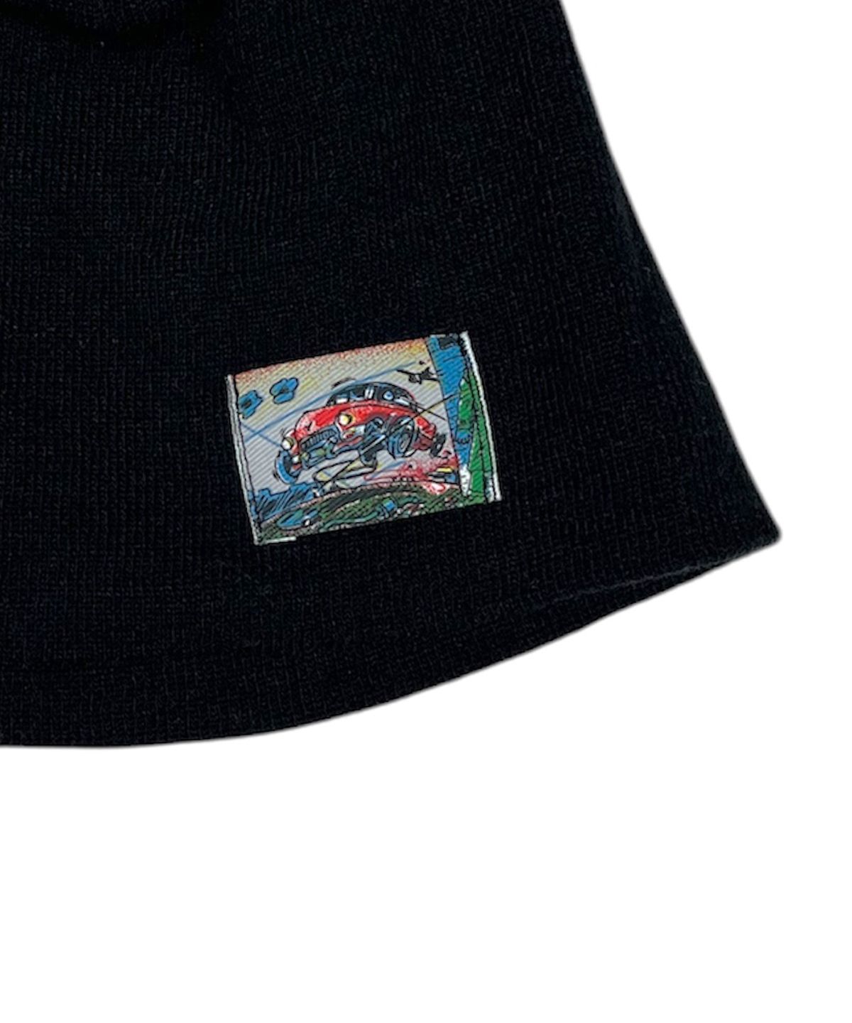 스케이터락(SK8ER ROCK) Vintage Label Beanie ((Black))