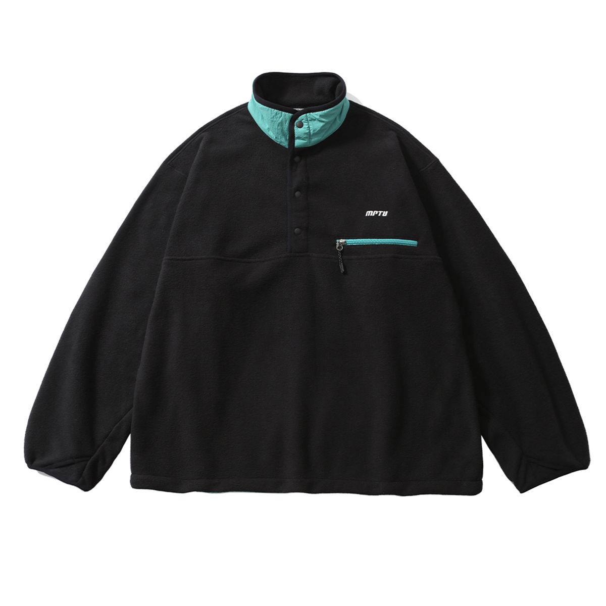 엠피티유(MPTU) [AW24] FLEECE PULLOVER JUMPER / BLACK