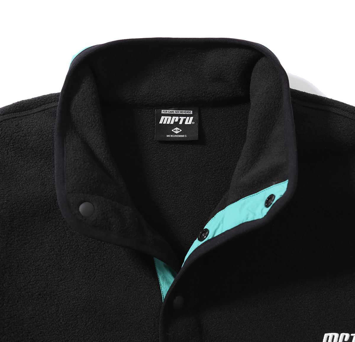 엠피티유(MPTU) [AW24] FLEECE PULLOVER JUMPER / BLACK