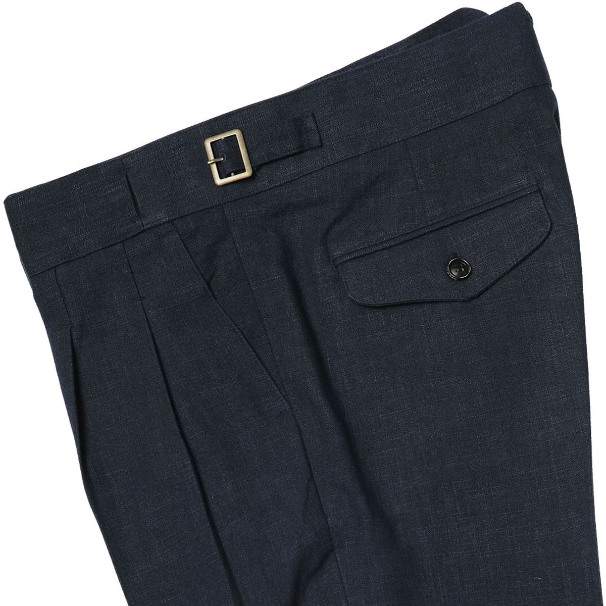솔티(SORTIE) 8s Linen Gurkha Trousers (Navy)