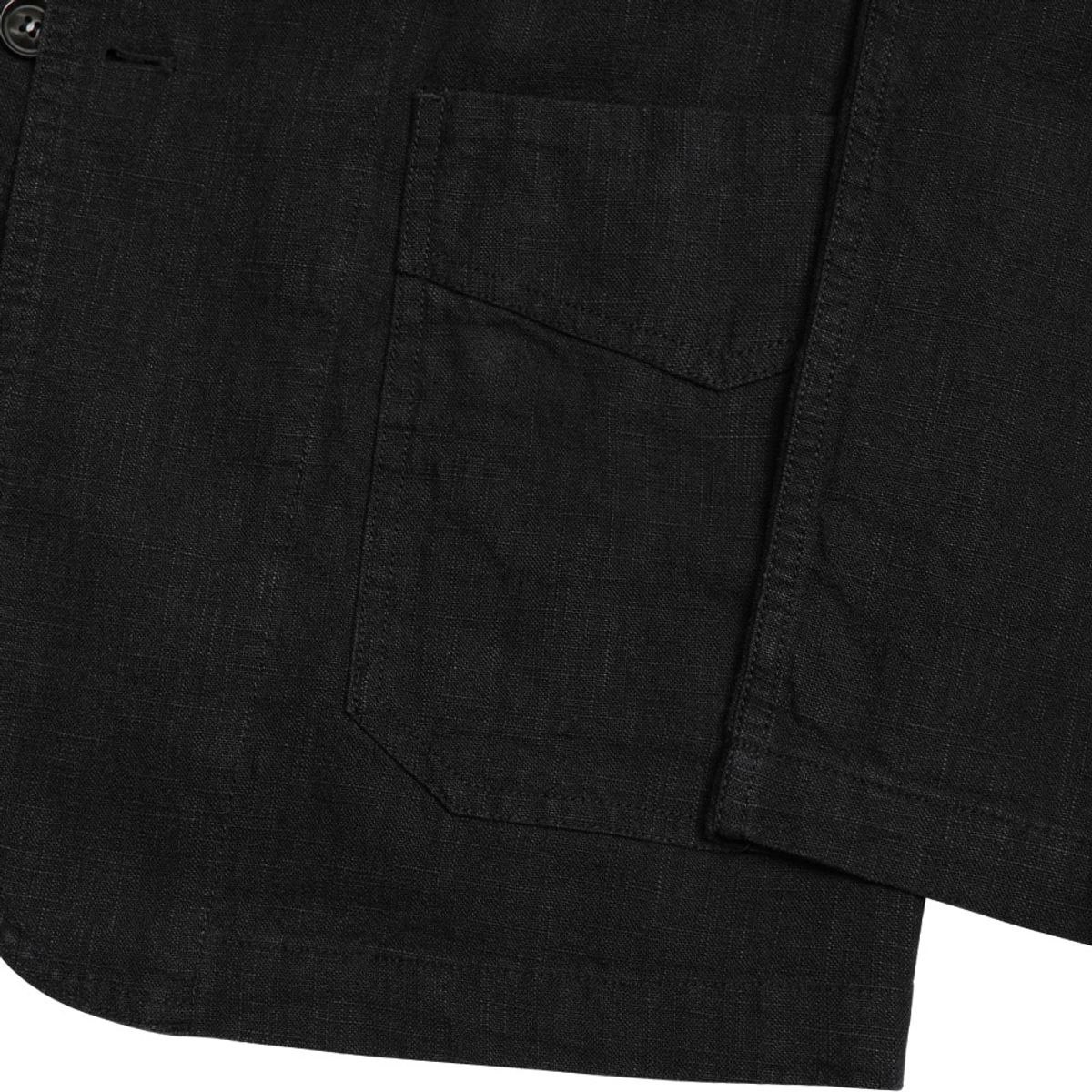 솔티(SORTIE) Tura Linen Washed Jacket (Black)