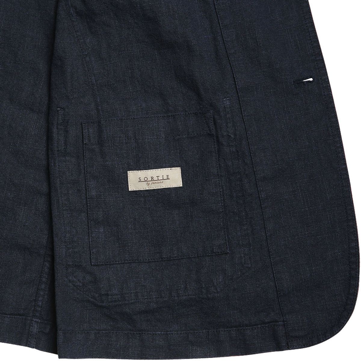 솔티(SORTIE) Tura Linen Washed Jacket (Navy)