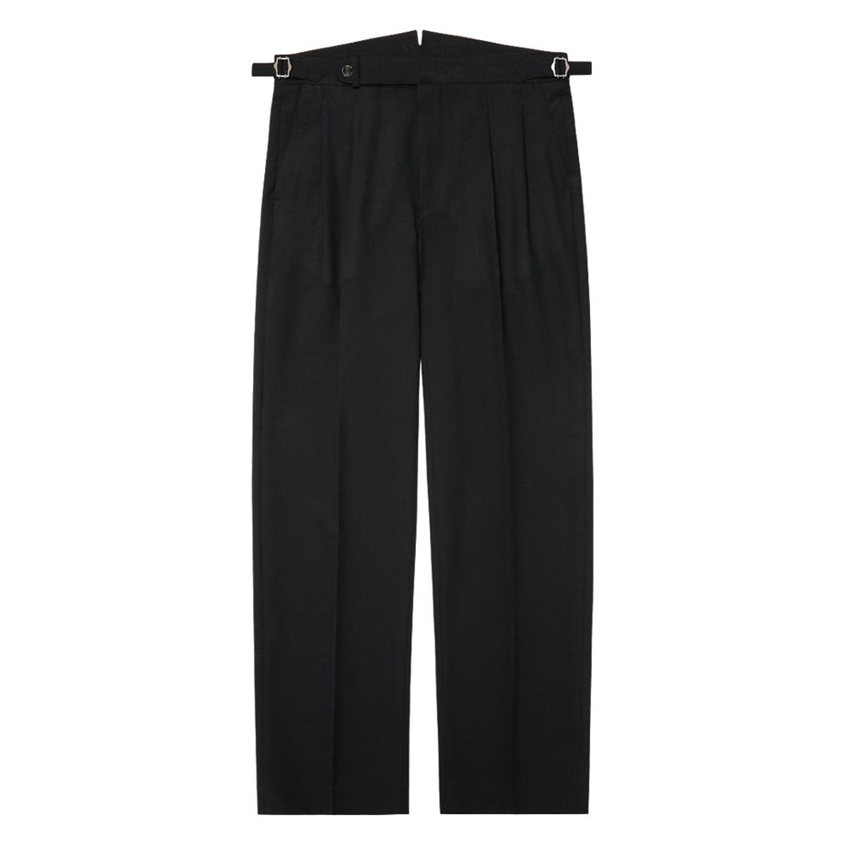 솔티(SORTIE) Summer Wool Seersucker Set-up (Black)