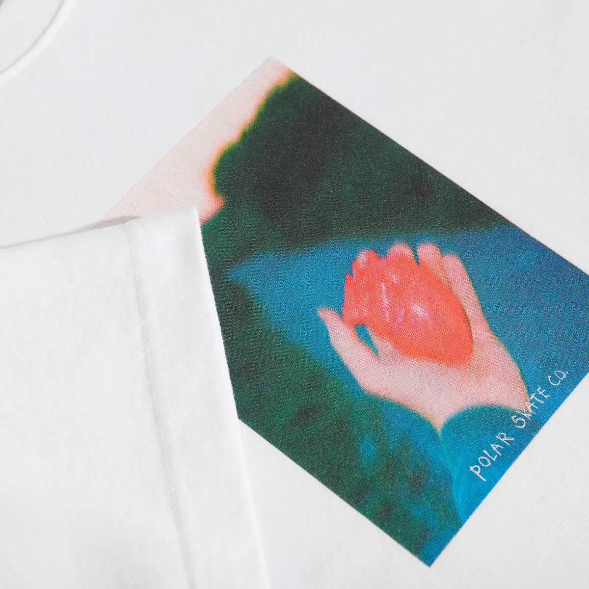 폴라(POLAR) HEART IN HAND TEE [WHITE]