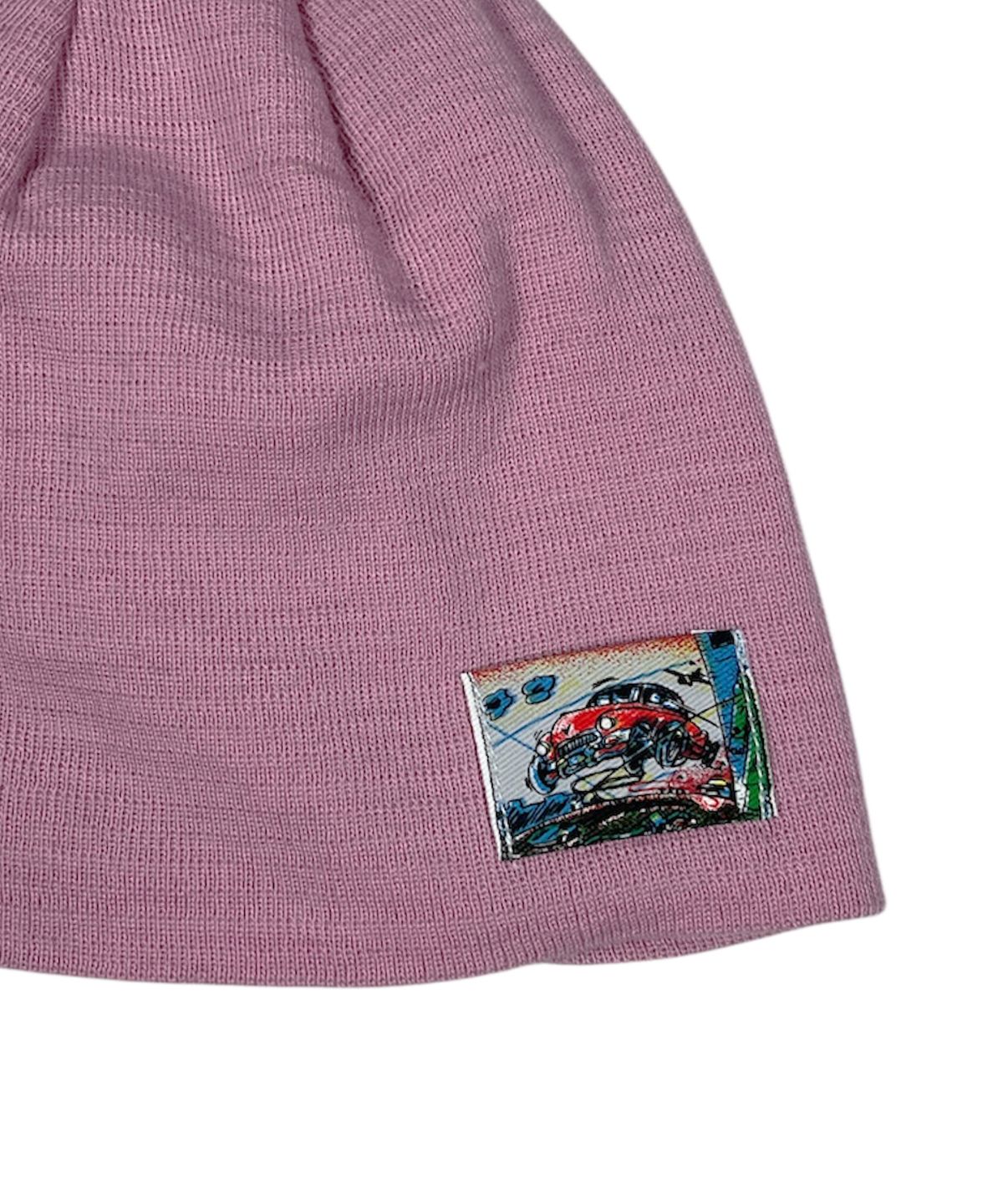 스케이터락(SK8ER ROCK) Vintage Label Beanie ((pink))