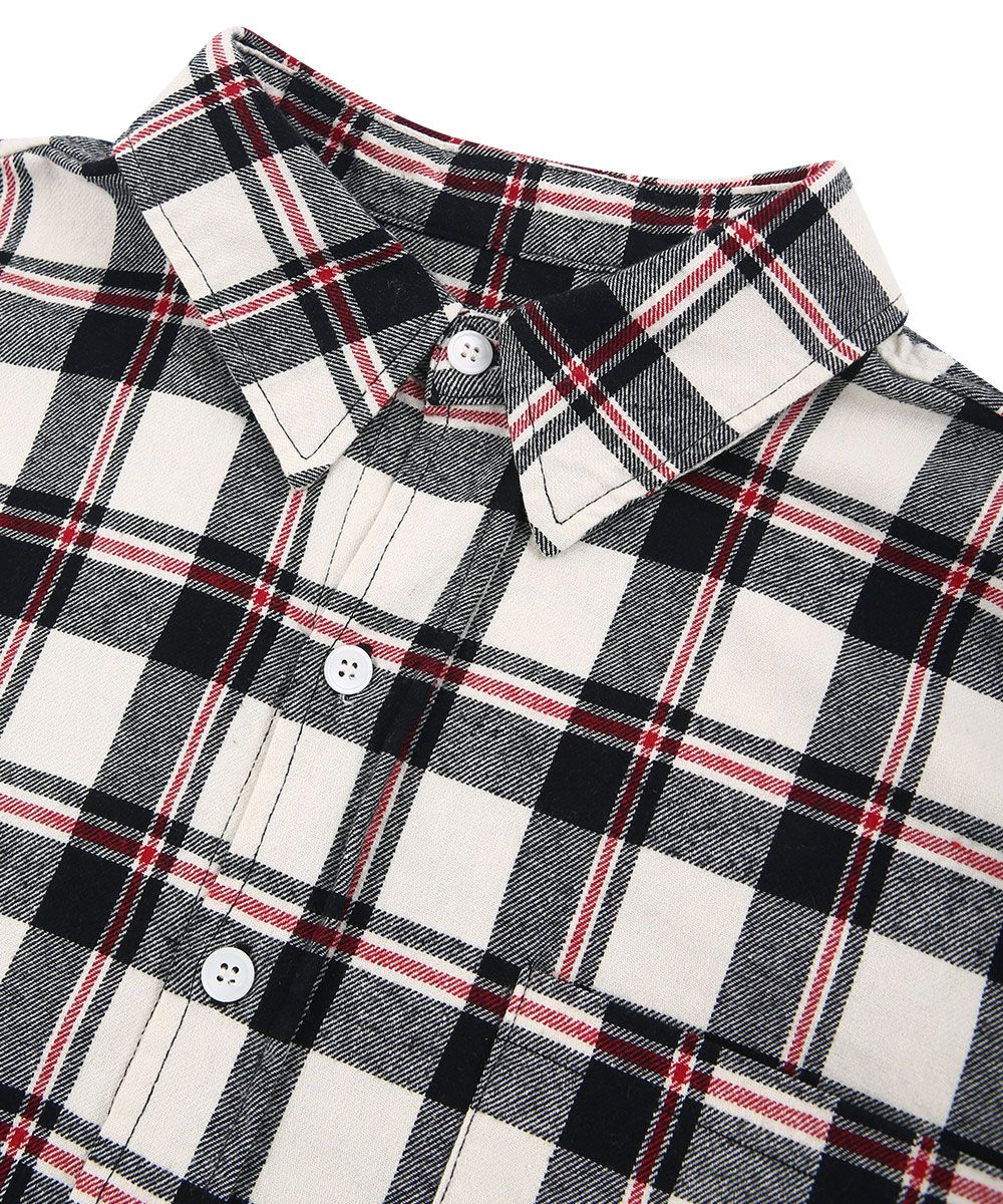 GRAILZ ■ DISTRESSED CHECK SHIRTS MUSINSA | GRAILZ DISTRESSED CHECK SHIRTS [IVORY]