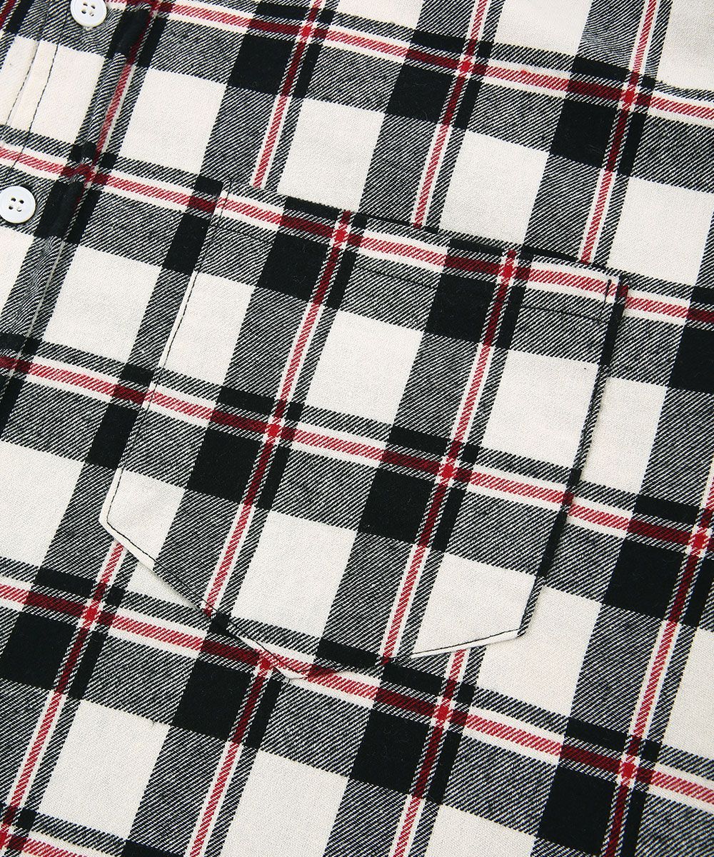 MUSINSA | GRAILZ DISTRESSED CHECK SHIRTS [IVORY]