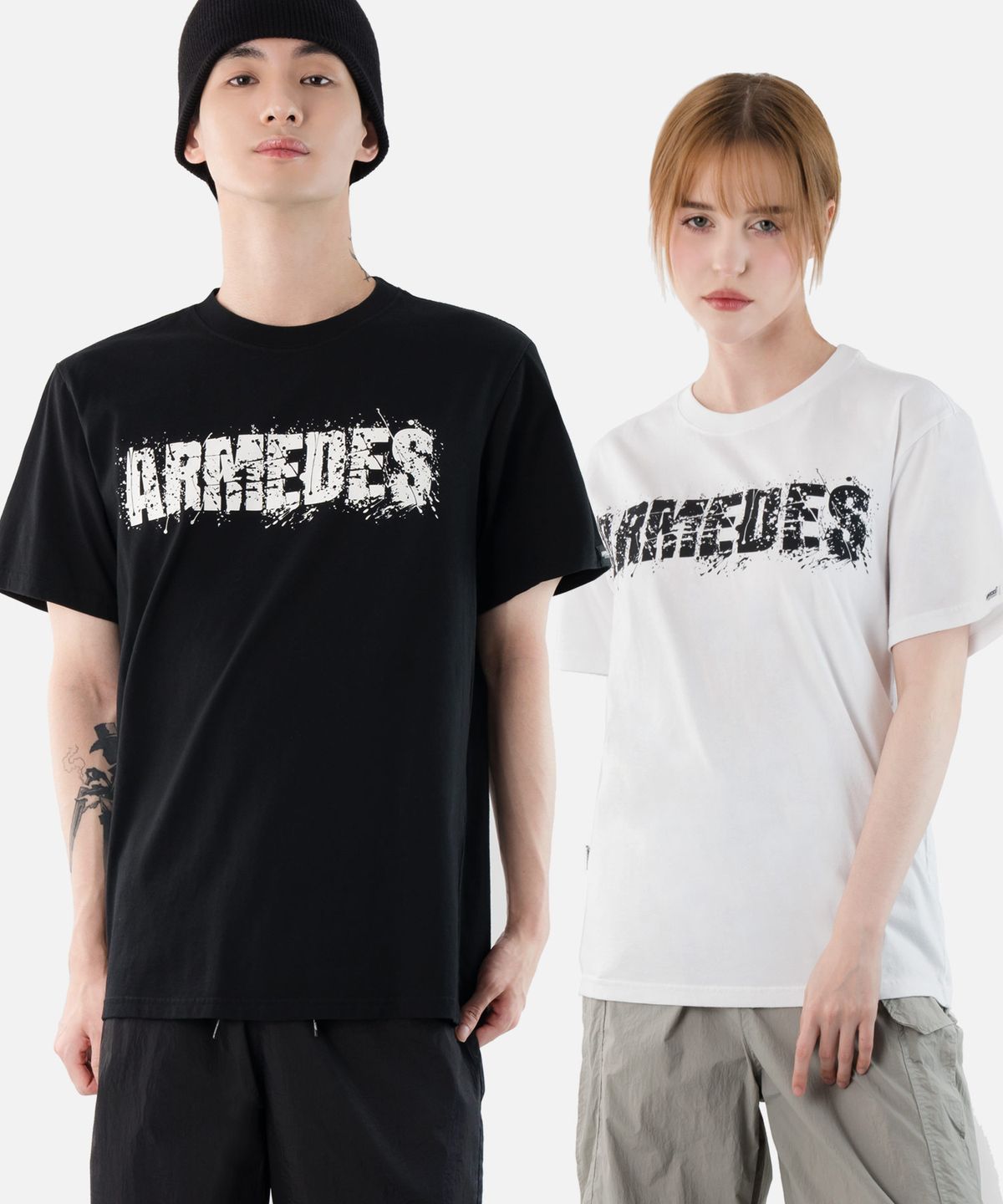아르메데스(ARMEDES) 면 20수 아트그래픽 티셔츠 (1018)