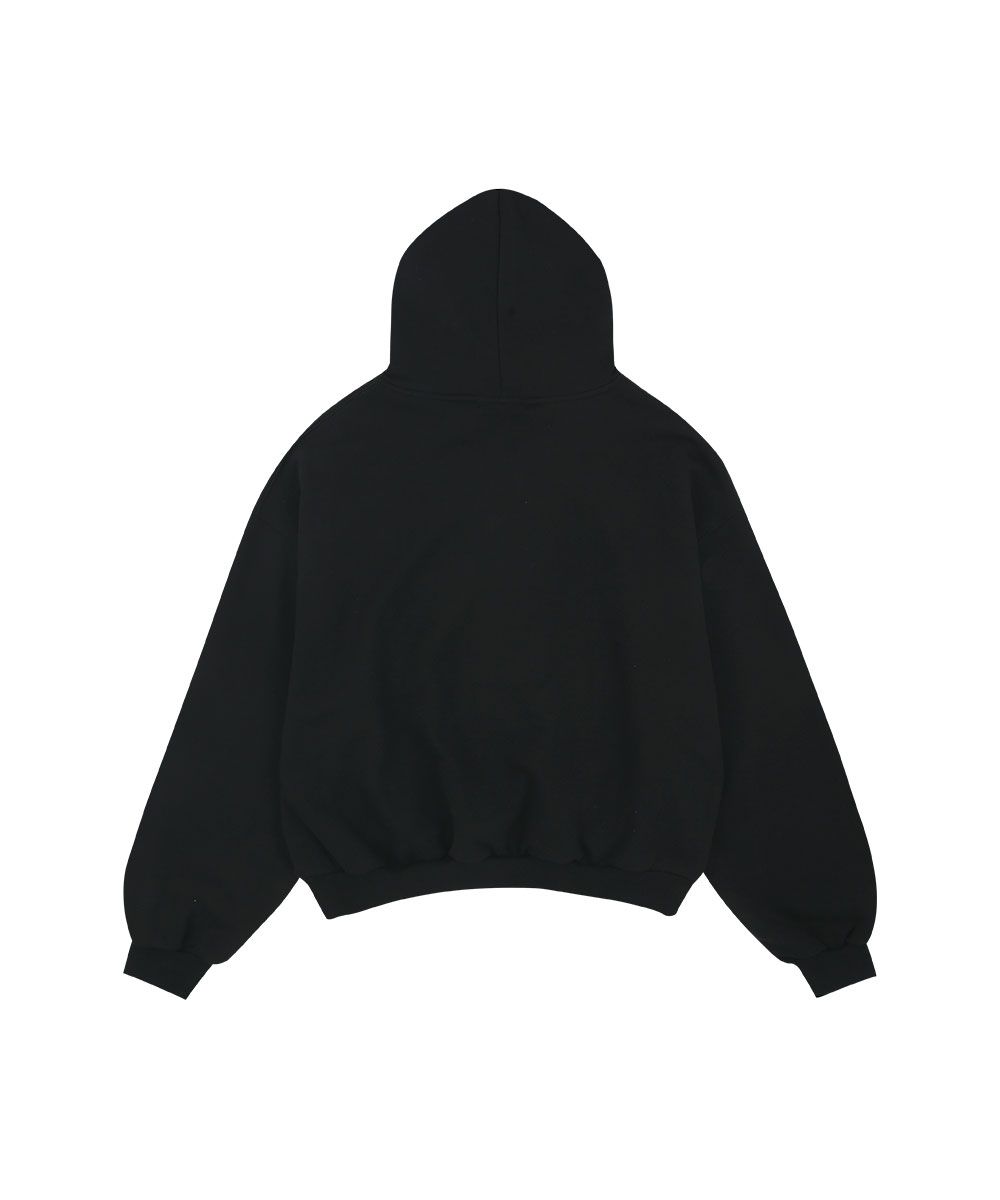 さえ オーバーサイズフィット フード付きパーカ X SR_A - セメント