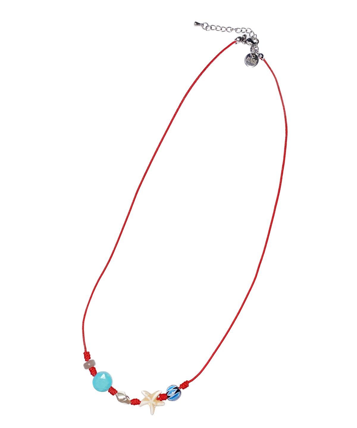 런디에스(RUNDS) 레드 젬스톤 넥크리스