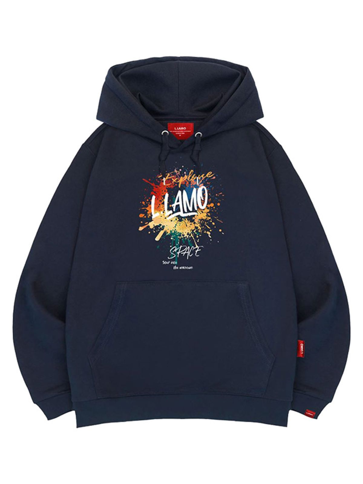 엘라모(LLAMO) 익스플로드 후드티 남녀공용 빅사이즈 M~4XL