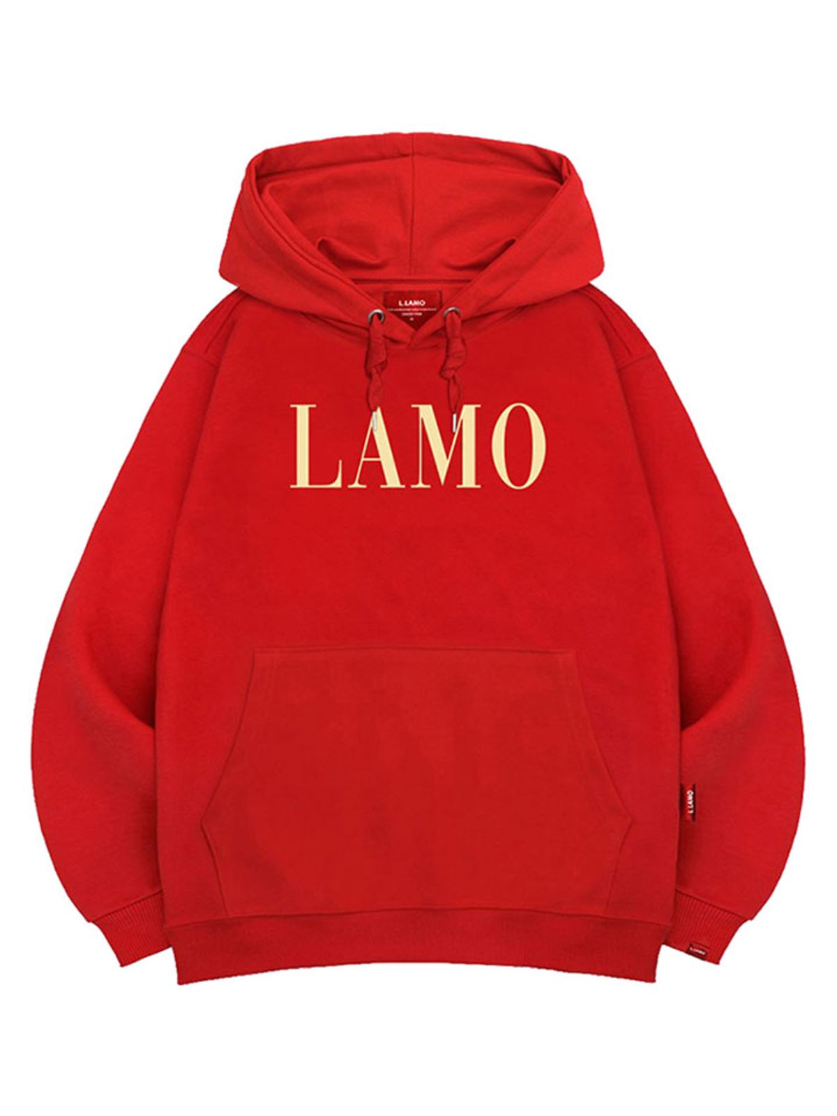 엘라모(LLAMO) LAMO로고 후드티 남녀공용 빅사이즈 M~4XL