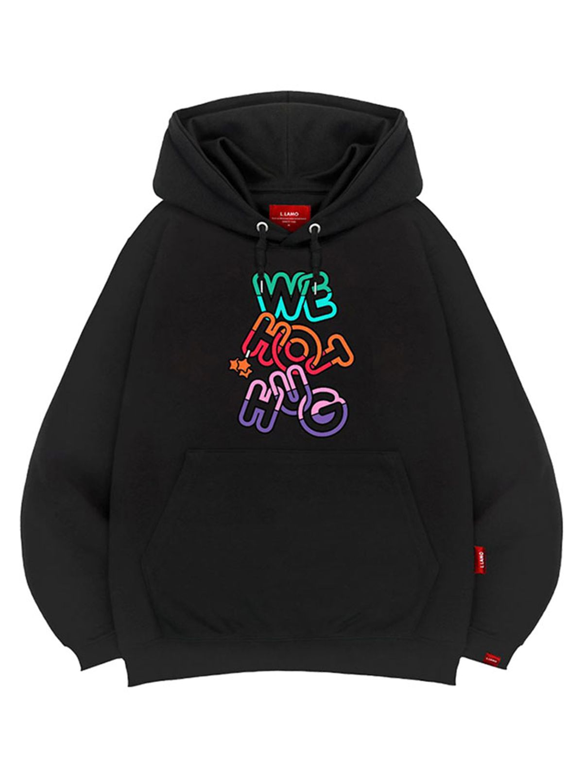 엘라모(LLAMO) HOT허그 후드티 남녀공용 빅사이즈 M~4XL