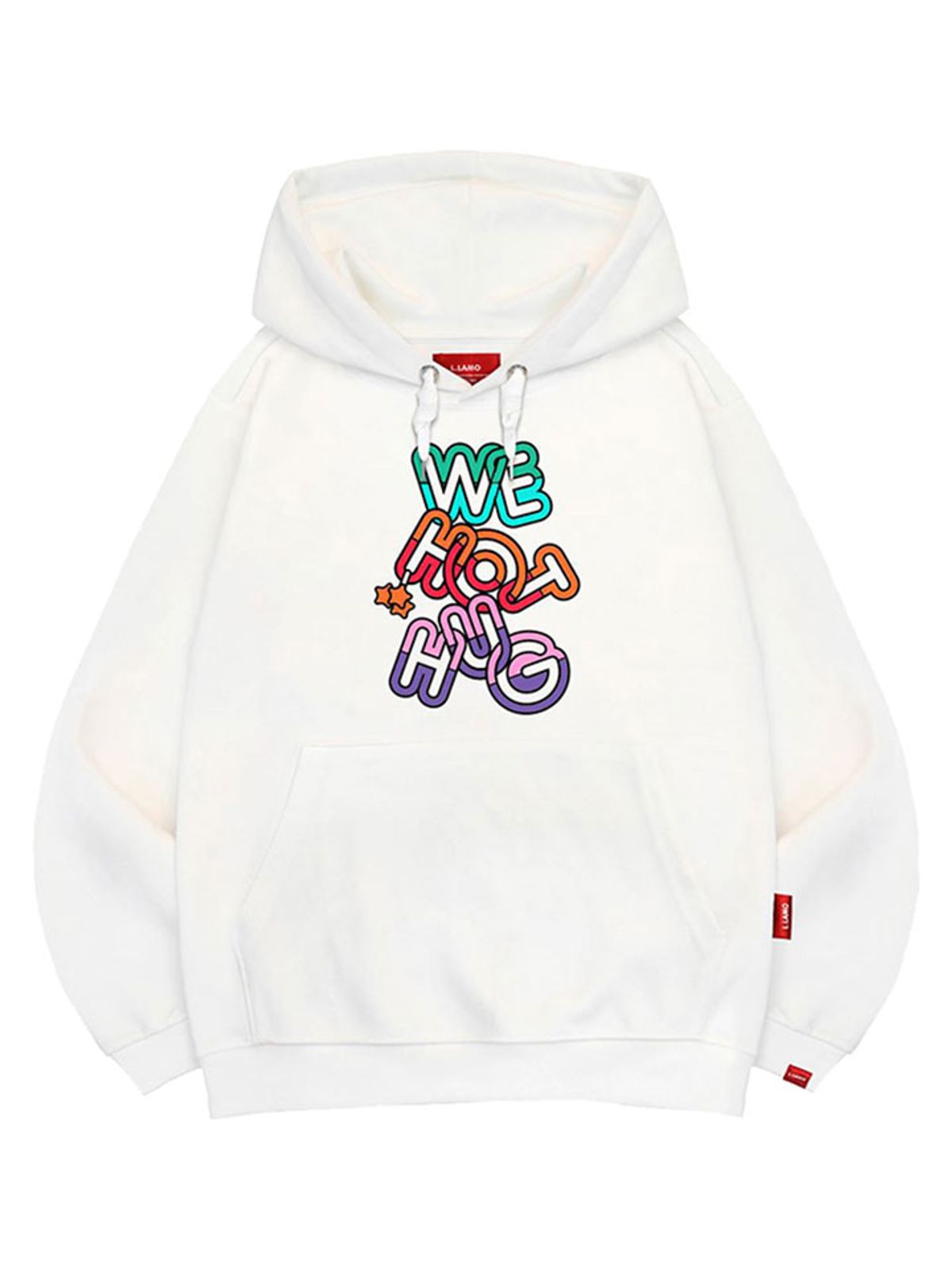 엘라모(LLAMO) HOT허그 후드티 남녀공용 빅사이즈 M~4XL