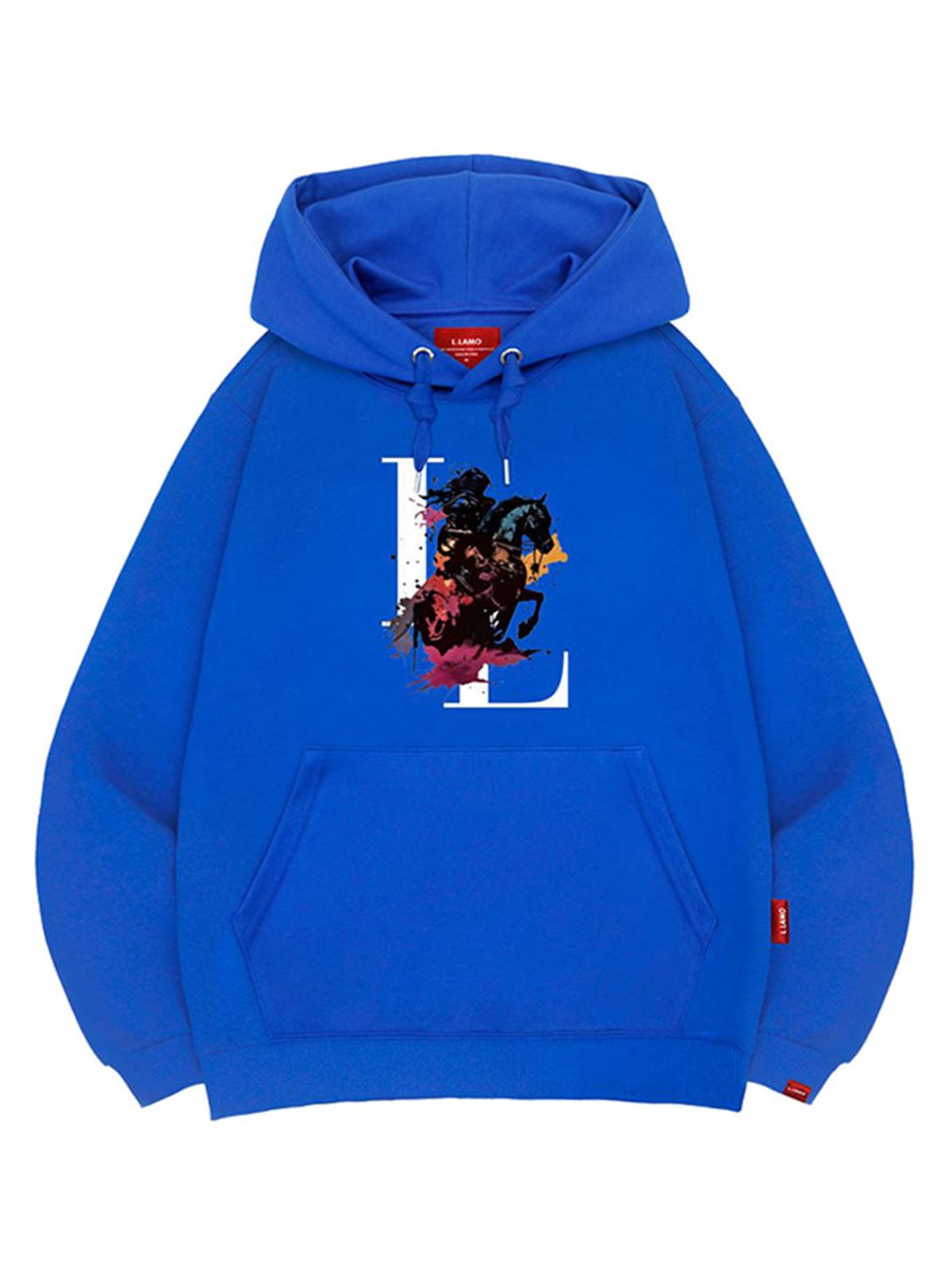 엘라모(LLAMO) 다크나이트 후드티 남녀공용 빅사이즈 M~4XL