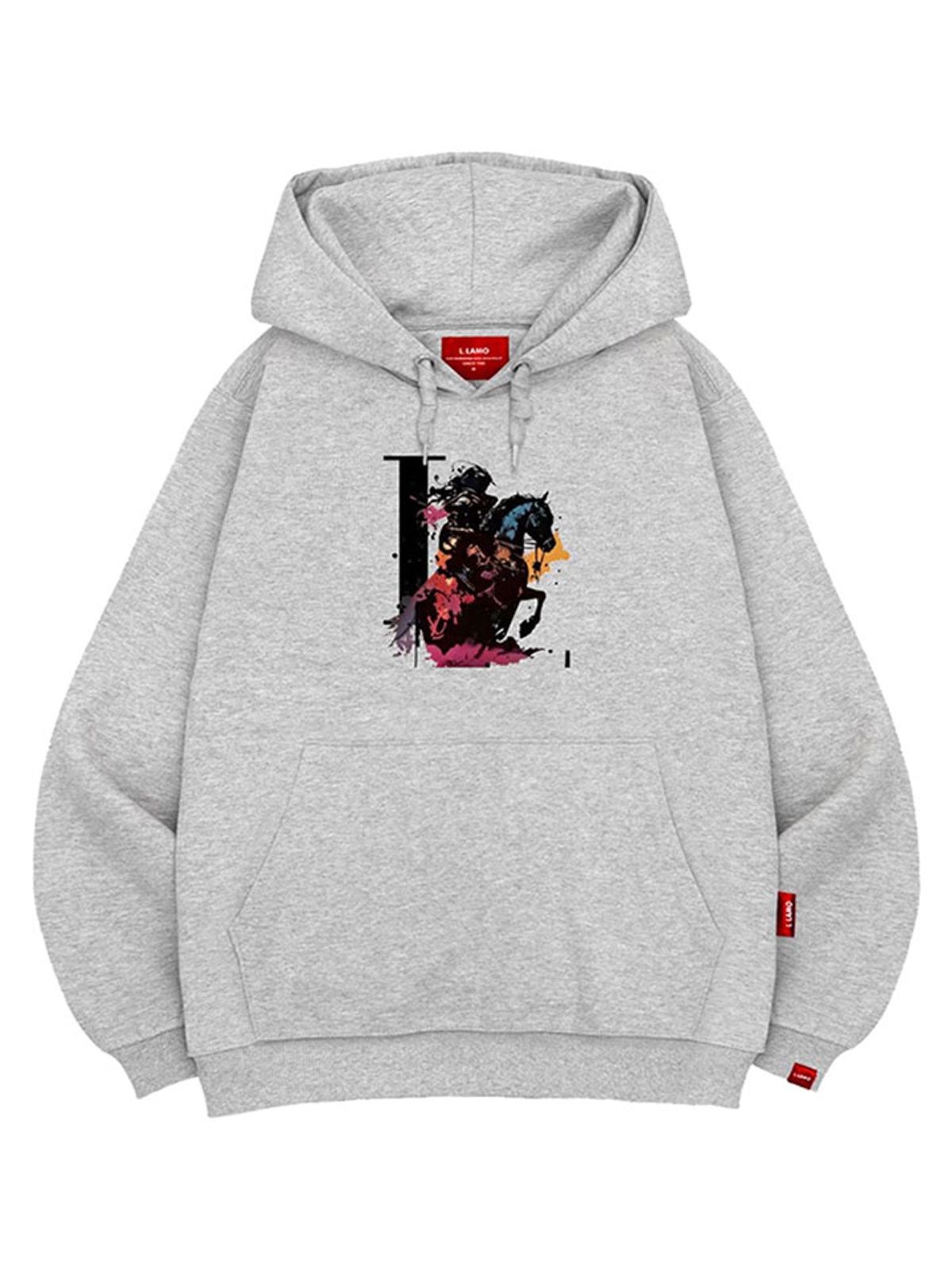 엘라모(LLAMO) 다크나이트 후드티 남녀공용 빅사이즈 M~4XL