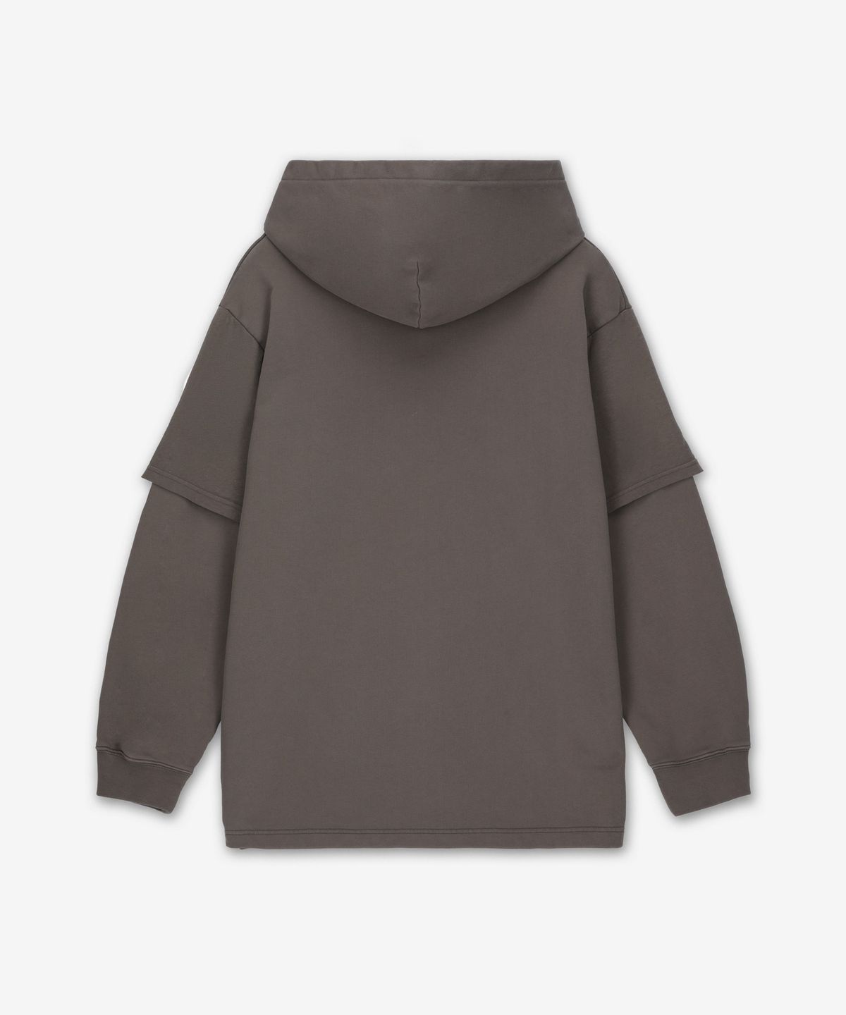 아크네 스튜디오(ACNE STUDIOS) 이중 레이어드 후드 - 그레이 / AI0160902
